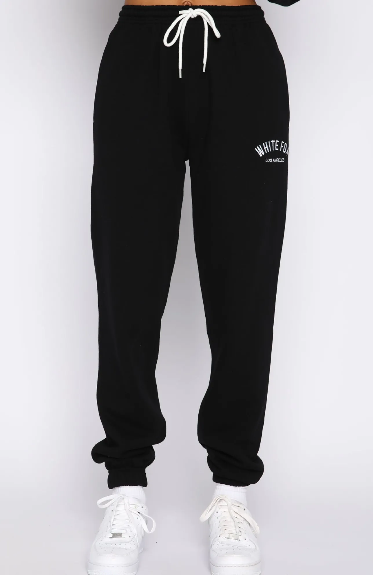White Fox Boutique About That Time Sweatpants black Discount