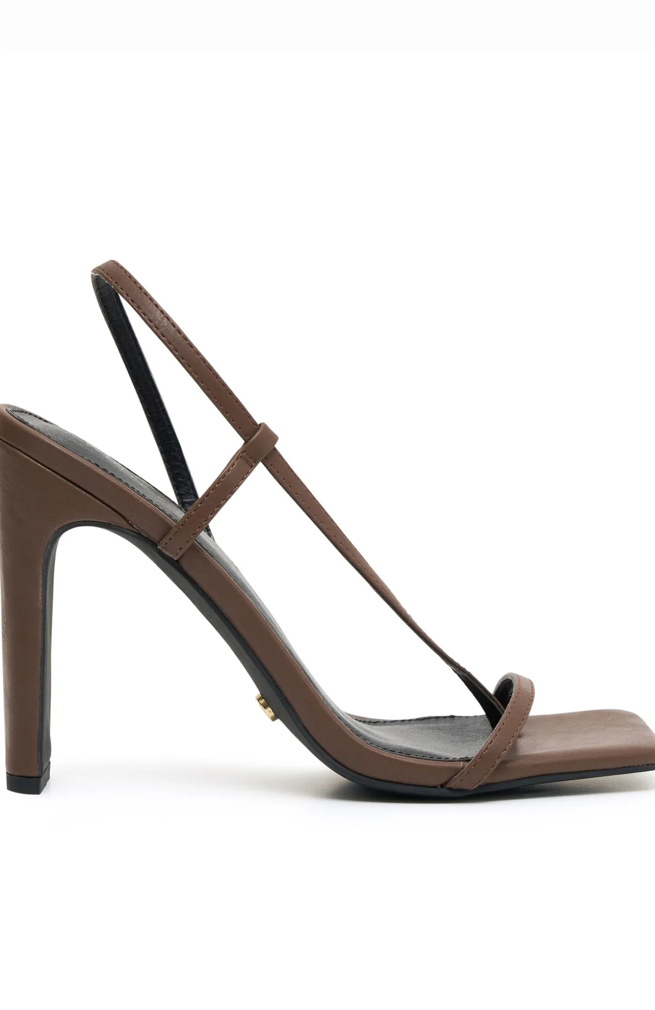 White Fox Boutique Akira Heels Chocolate PU brown Best