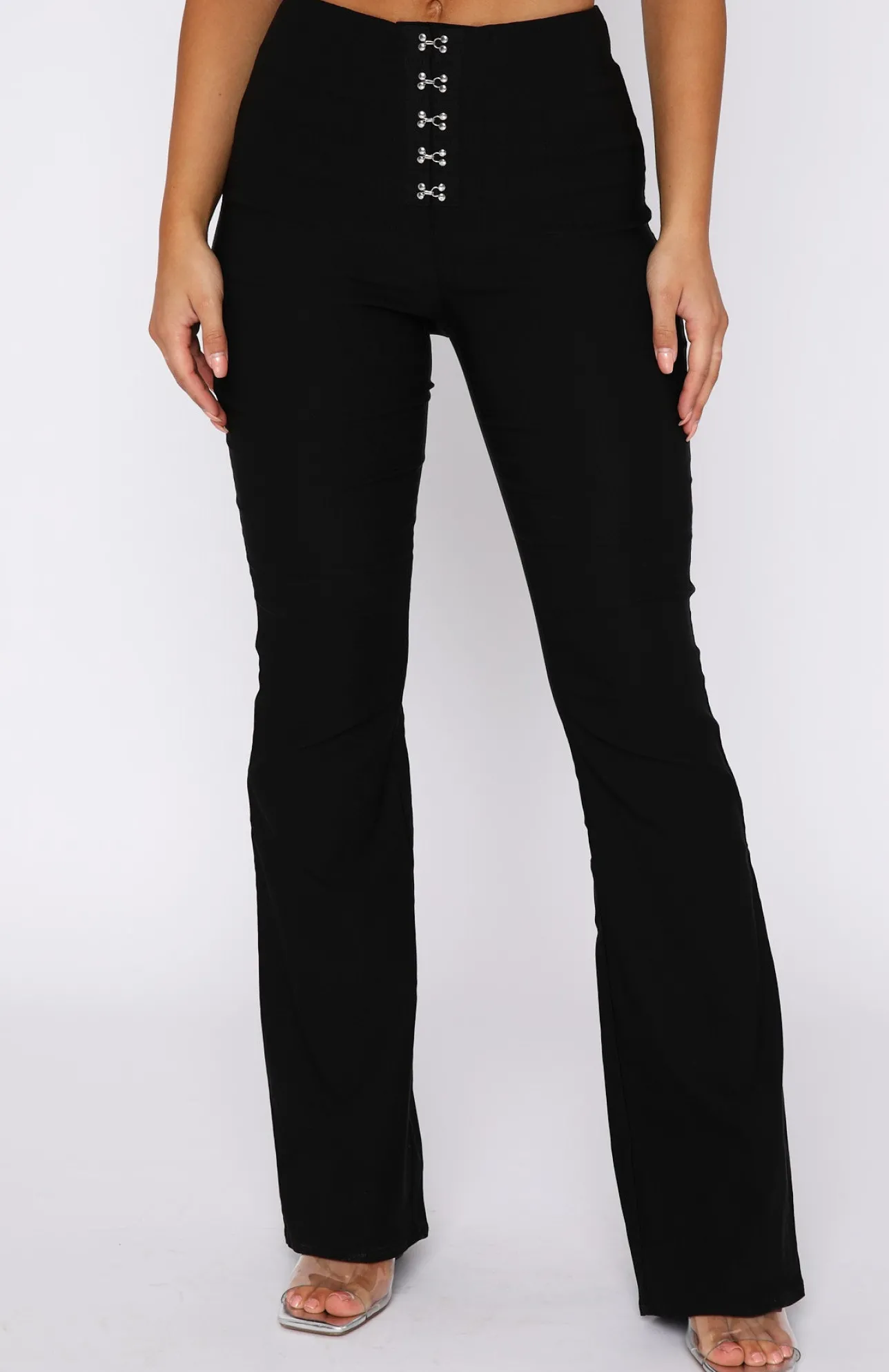 White Fox Boutique All This Time Pants black Best Sale