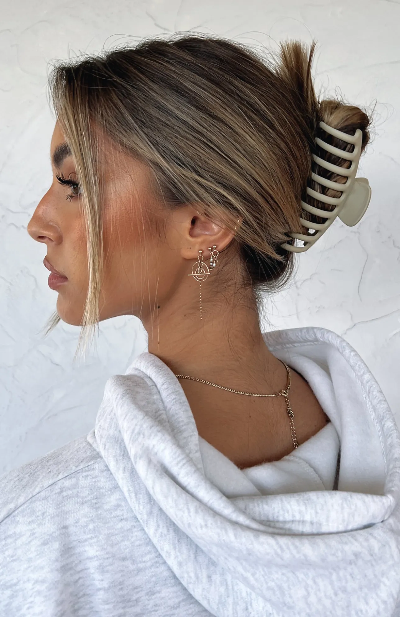 White Fox Boutique Asia Hair Clip Beige nude Online