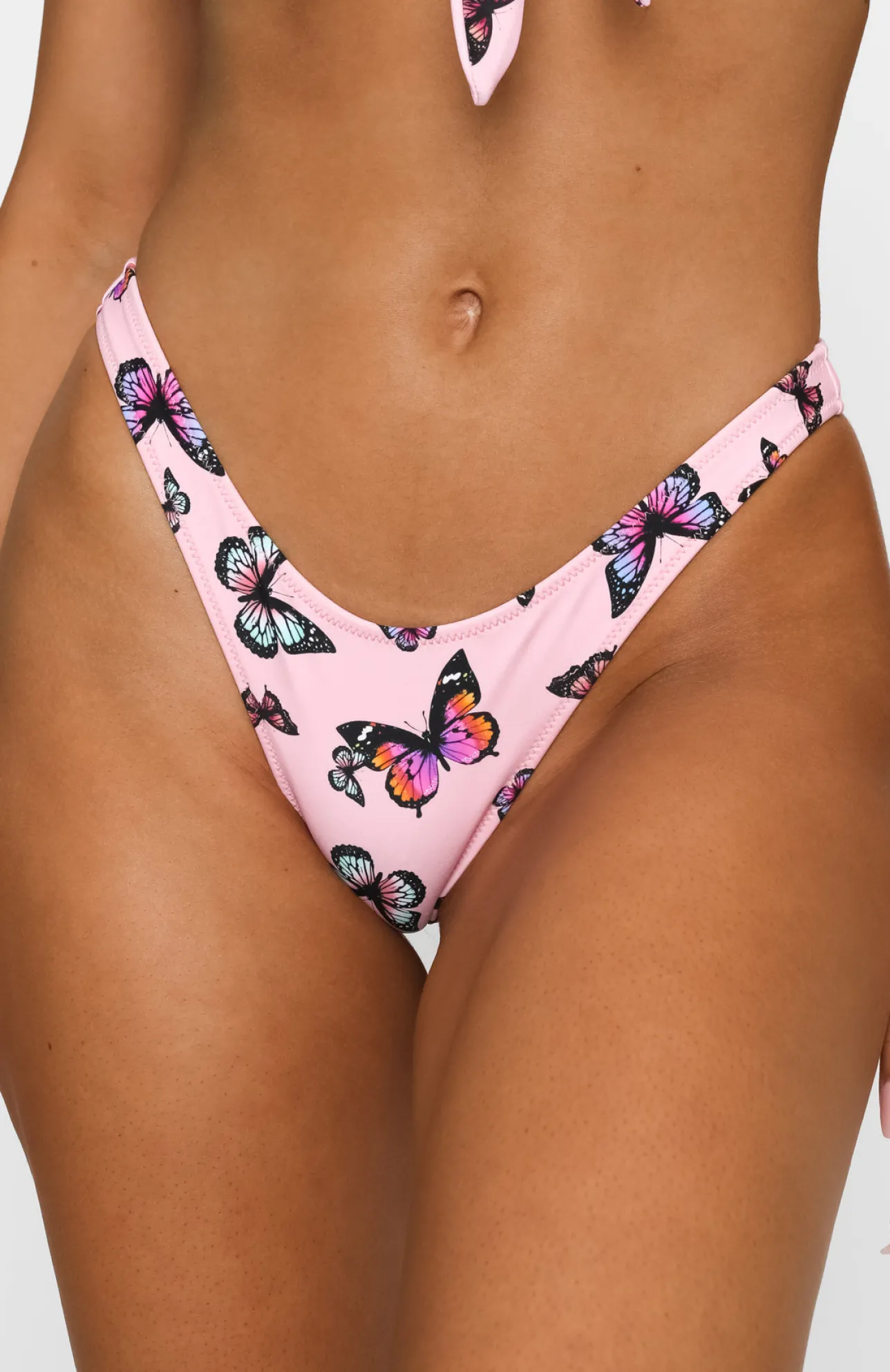 White Fox Boutique Belmont Bottoms Butterfly pink Store