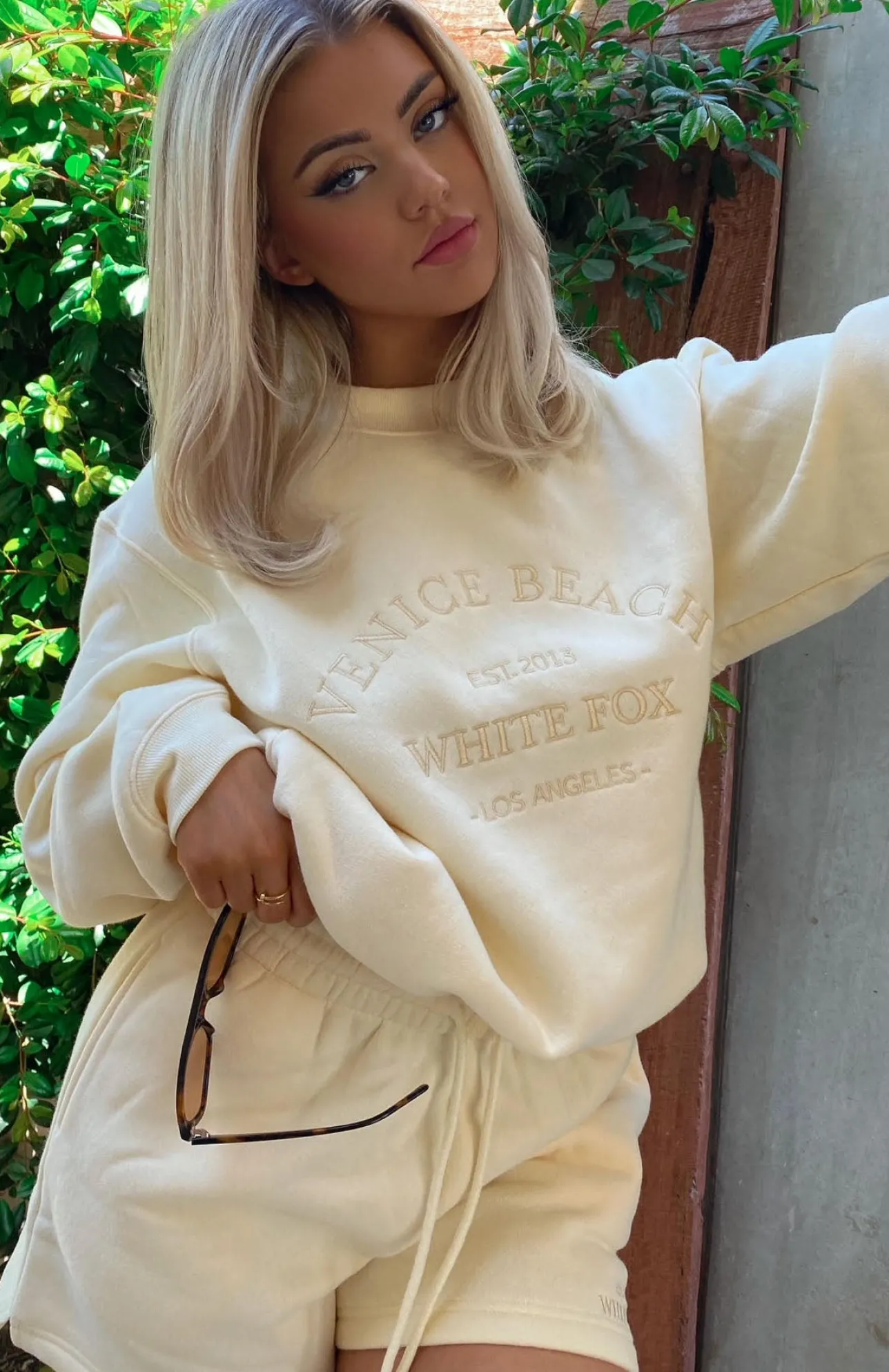 White Fox Boutique Best Of Both Oversized Sweater Butter yellow Fashion