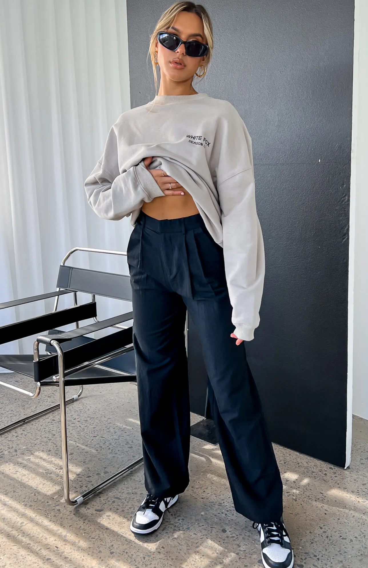 White Fox Boutique Beyond Reach Pants black Outlet