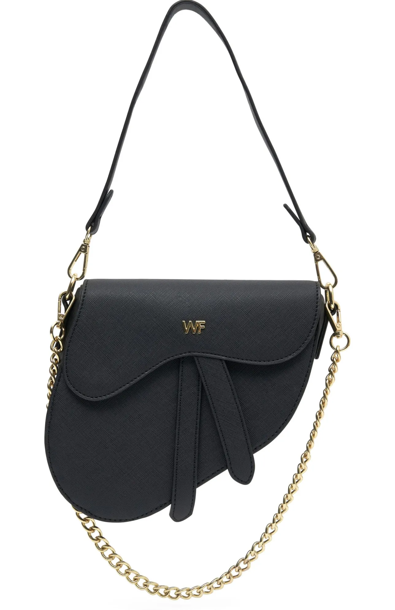 White Fox Boutique Braxton Bag Saffiano black Store