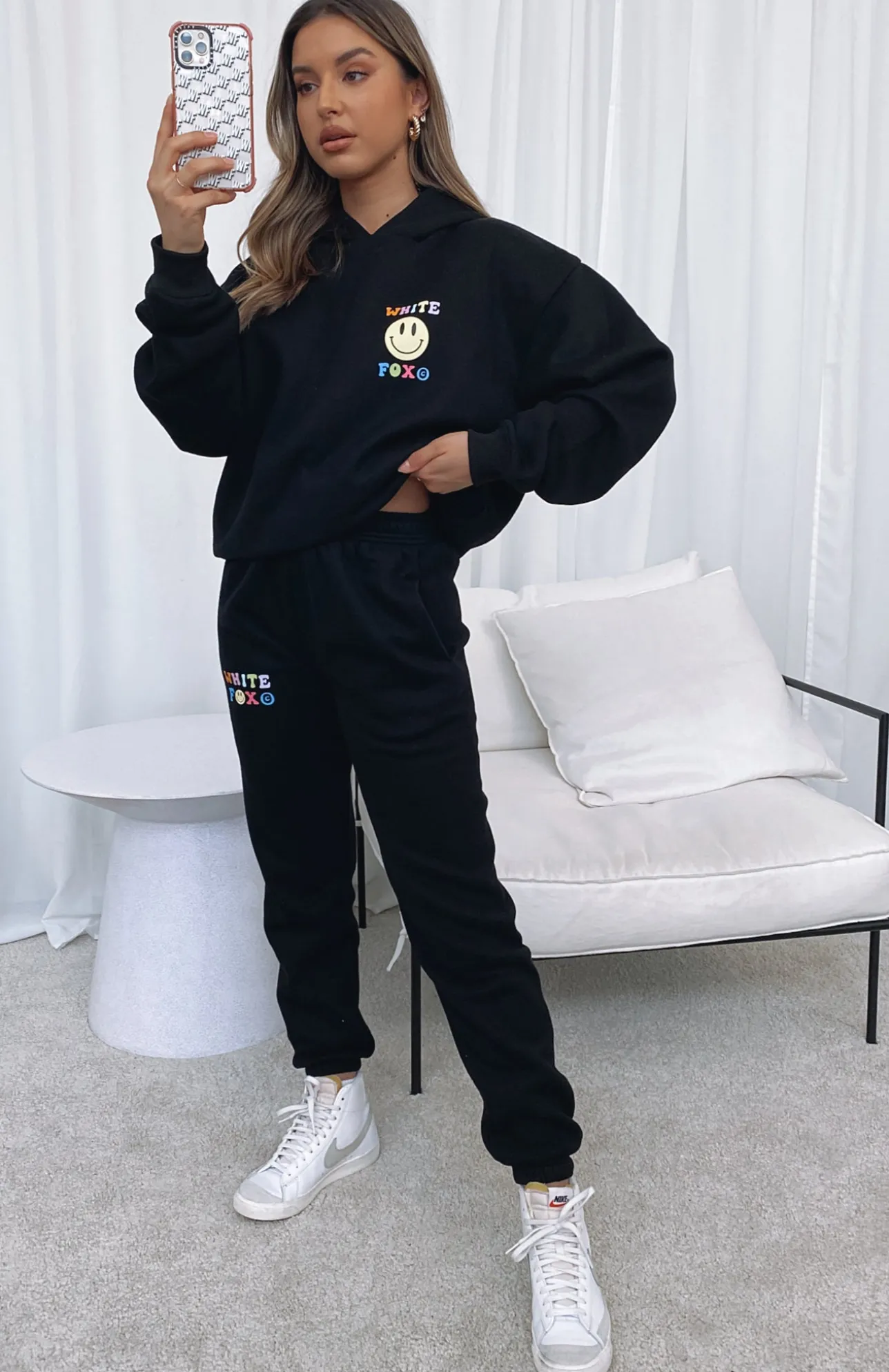 White Fox Boutique Brighter Days Sweatpants black Clearance