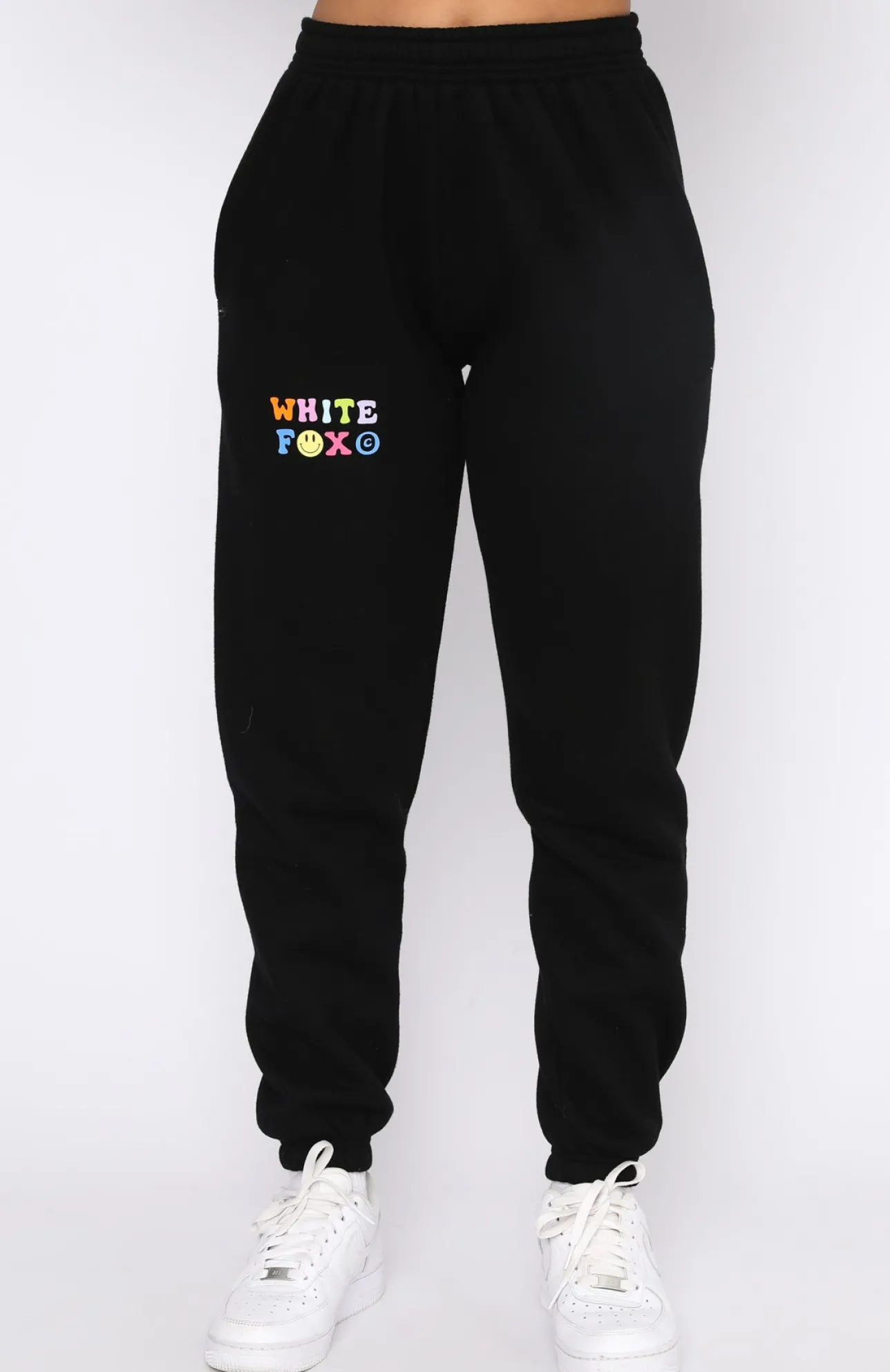 White Fox Boutique Brighter Days Sweatpants black Clearance
