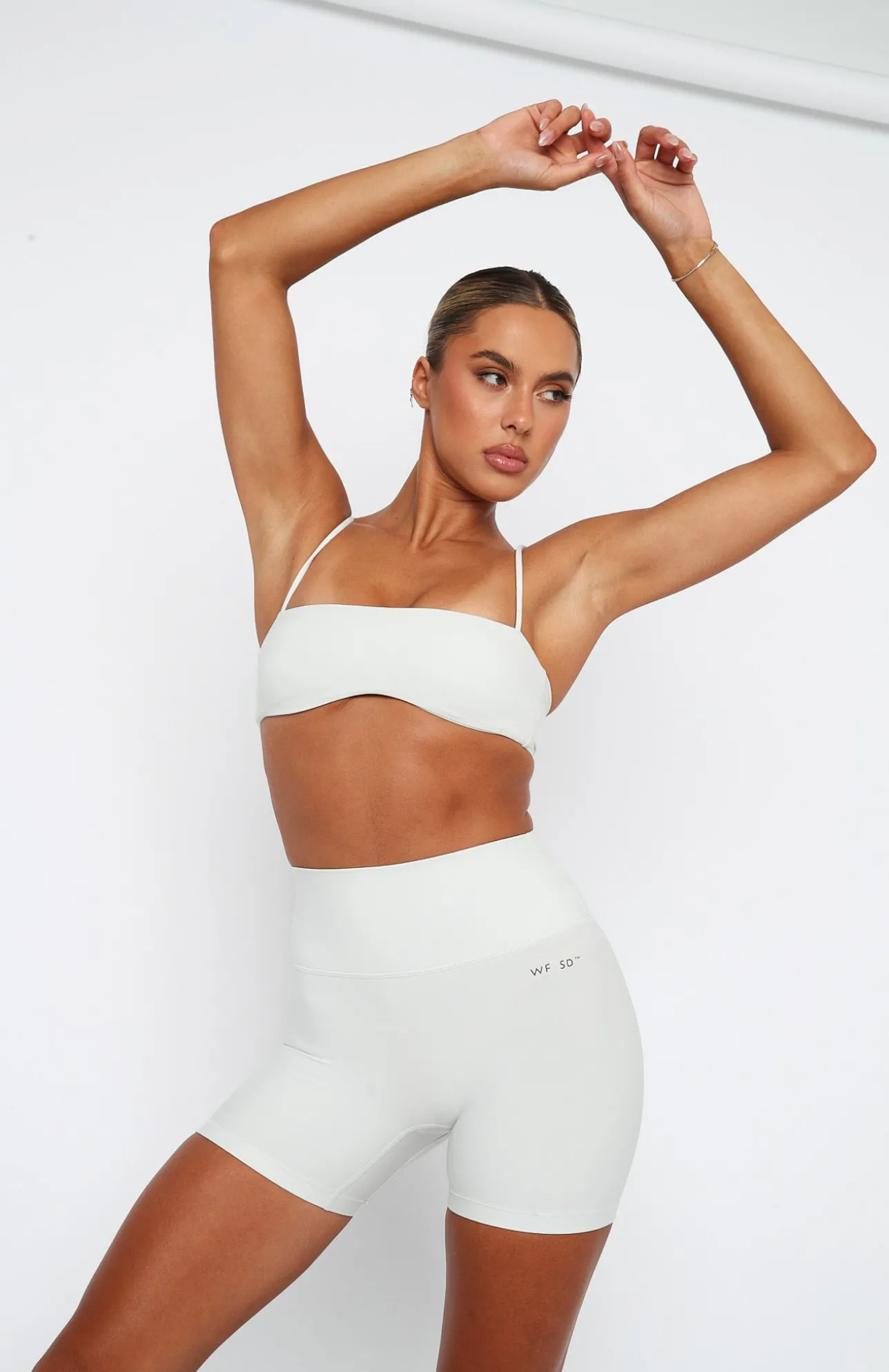 White Fox Boutique Brixton Sports Bra Oyster white Discount