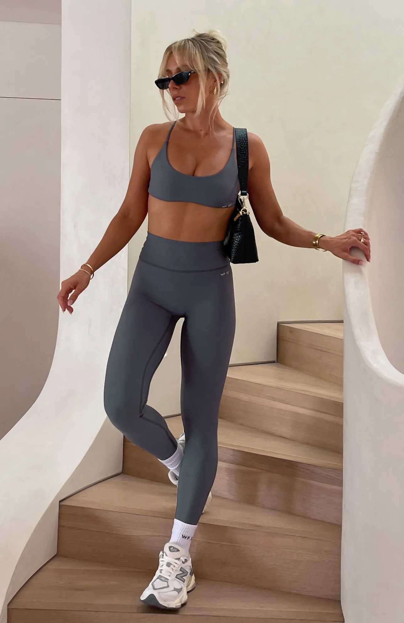 White Fox Boutique Brooklyn Leggings Smoke grey Outlet