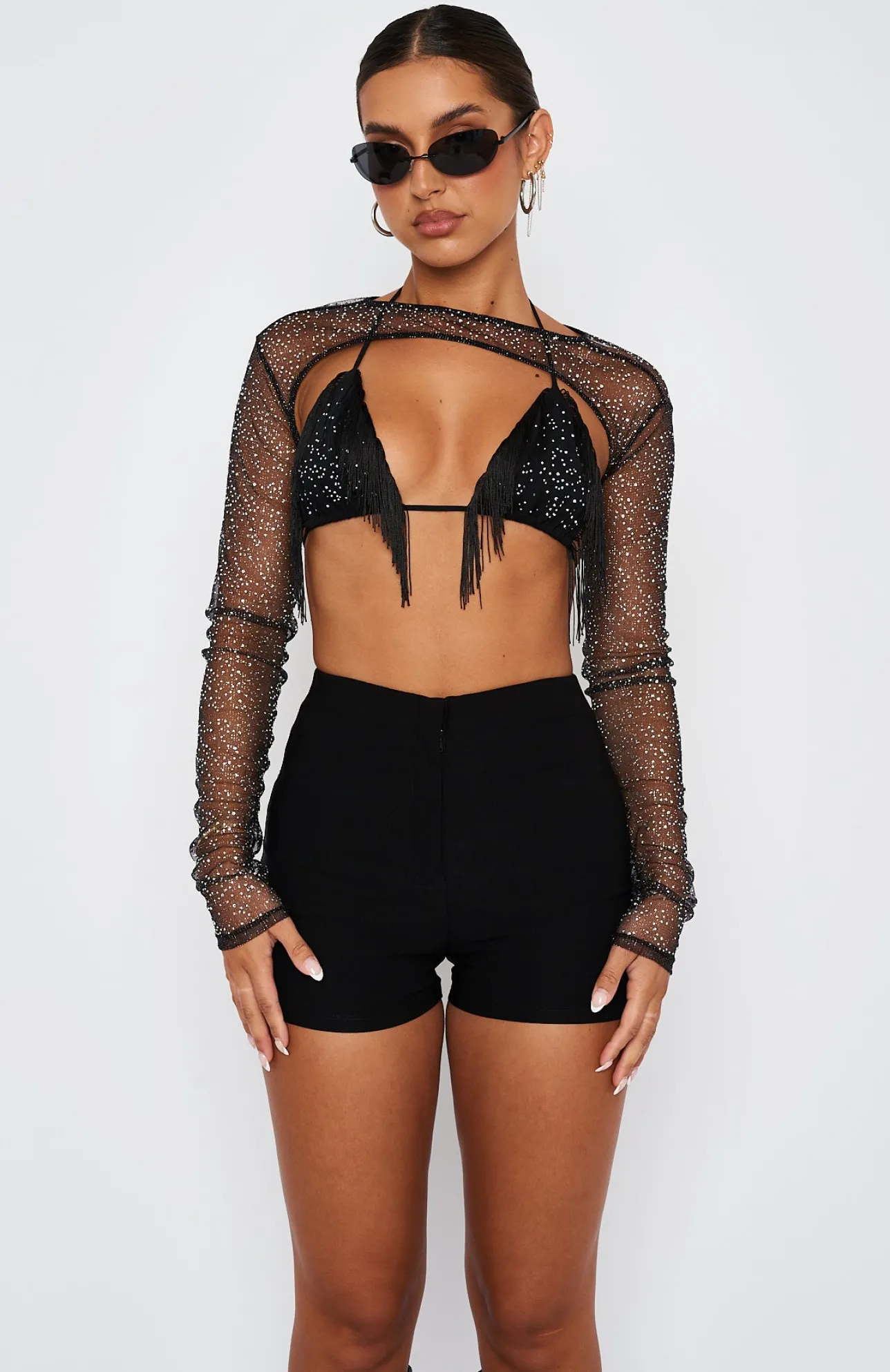 White Fox Boutique Change Your Ways Shorts black Online