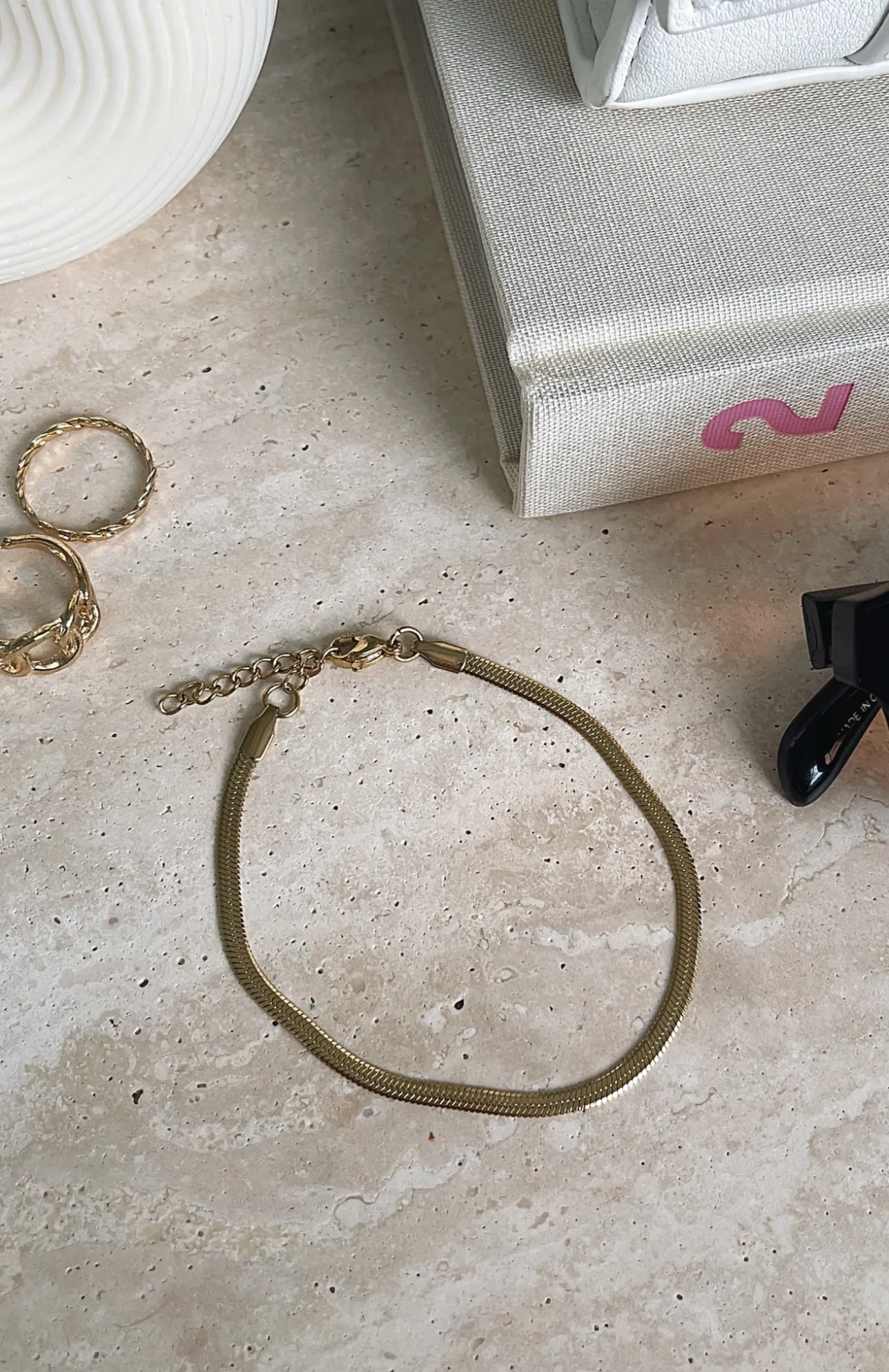 White Fox Boutique Ciara Bracelet gold Fashion