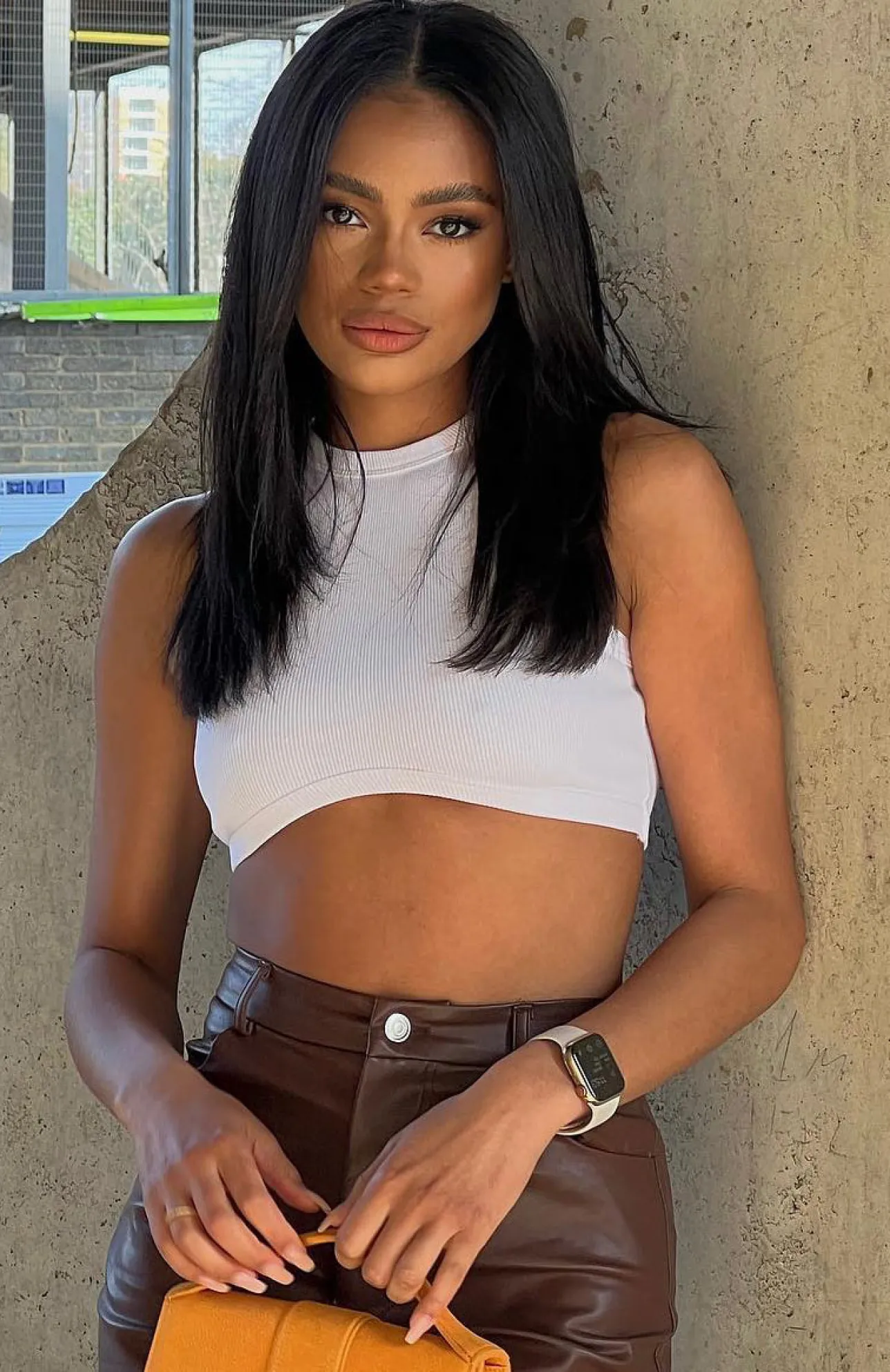 White Fox Boutique Commit To Me Crop white Outlet