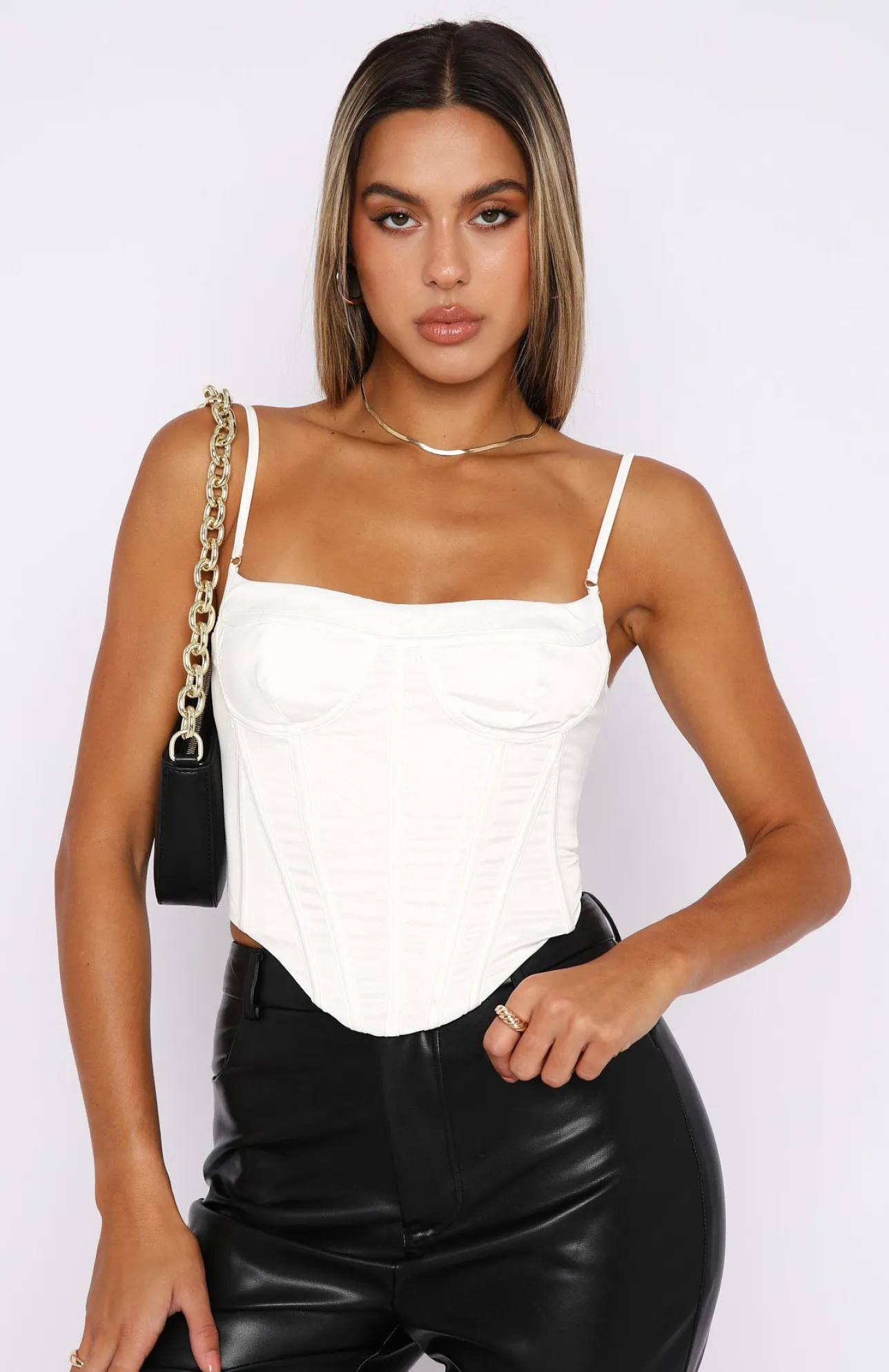 White Fox Boutique Crazy In Love Bustier white Shop