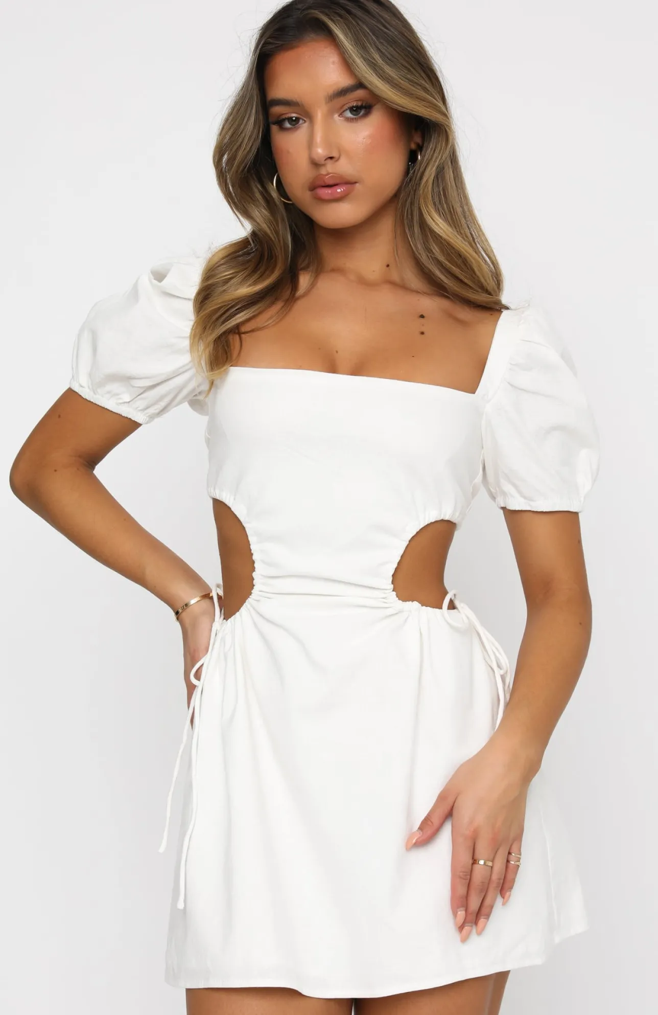 White Fox Boutique Different Girl Mini Dress white Store