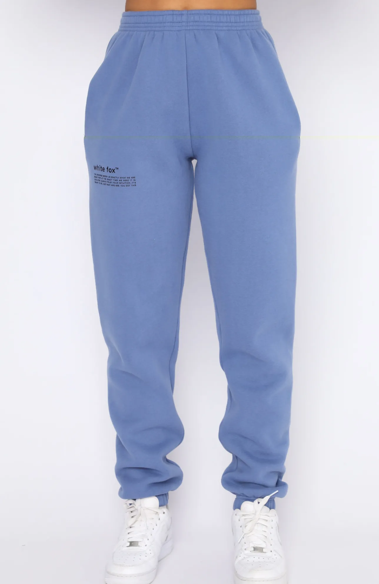 White Fox Boutique Do The Most Sweatpants Dusk blue Cheap