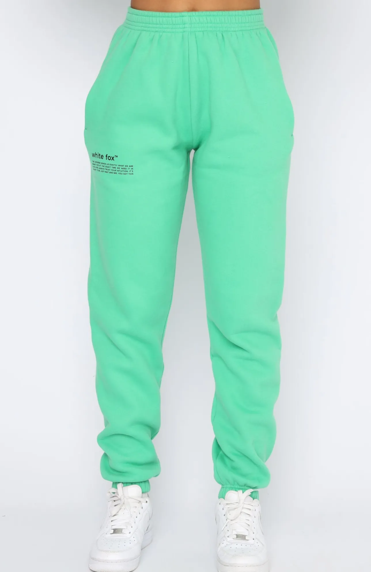 White Fox Boutique Do The Most Sweatpants Jolly green Online