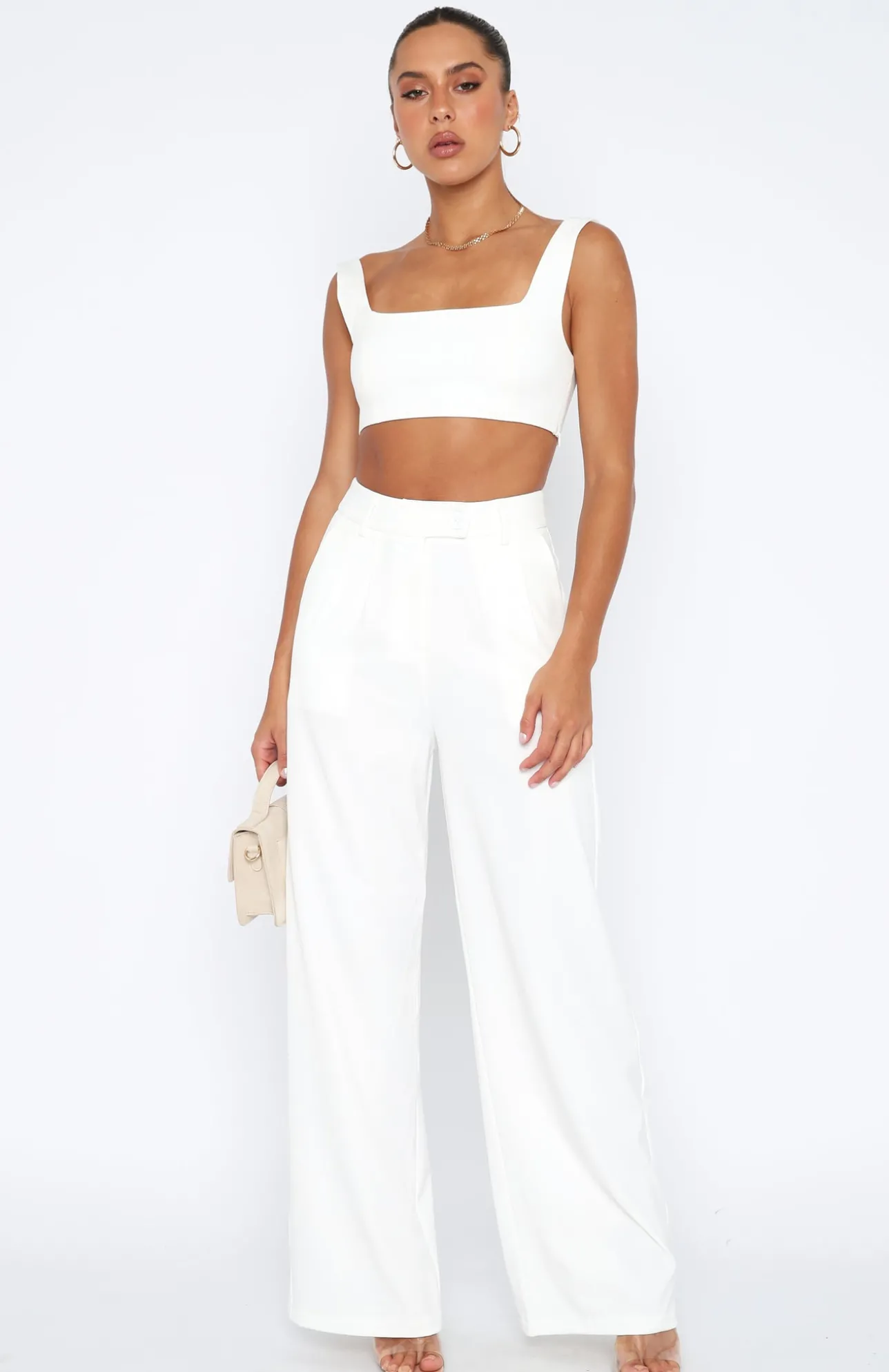 White Fox Boutique Everything You Are Set white Hot