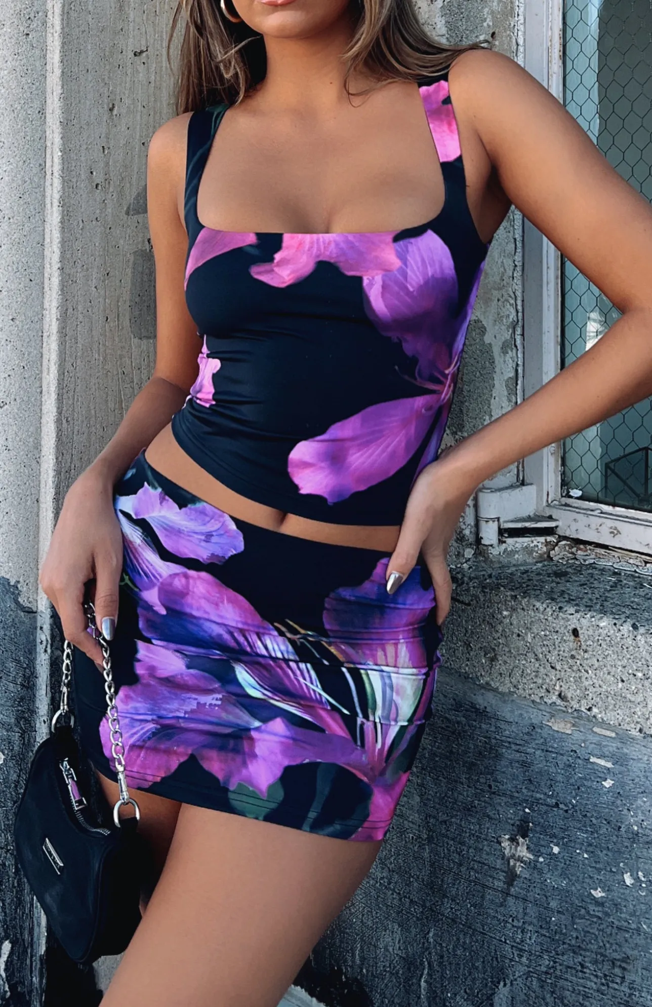 White Fox Boutique Fell In Love Top Haze purple Store