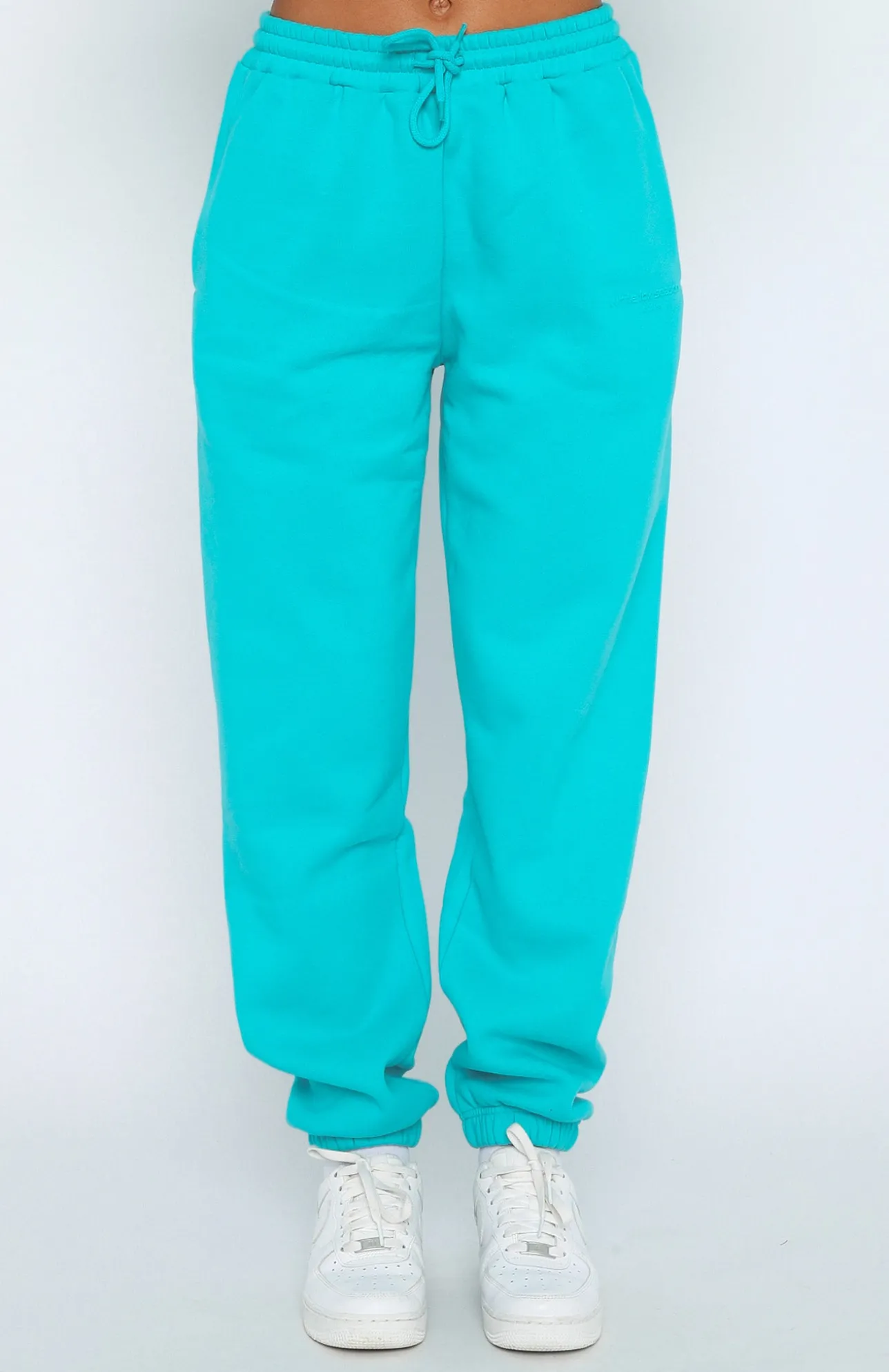 White Fox Boutique Future Forward Sweatpants Arctic blue Shop