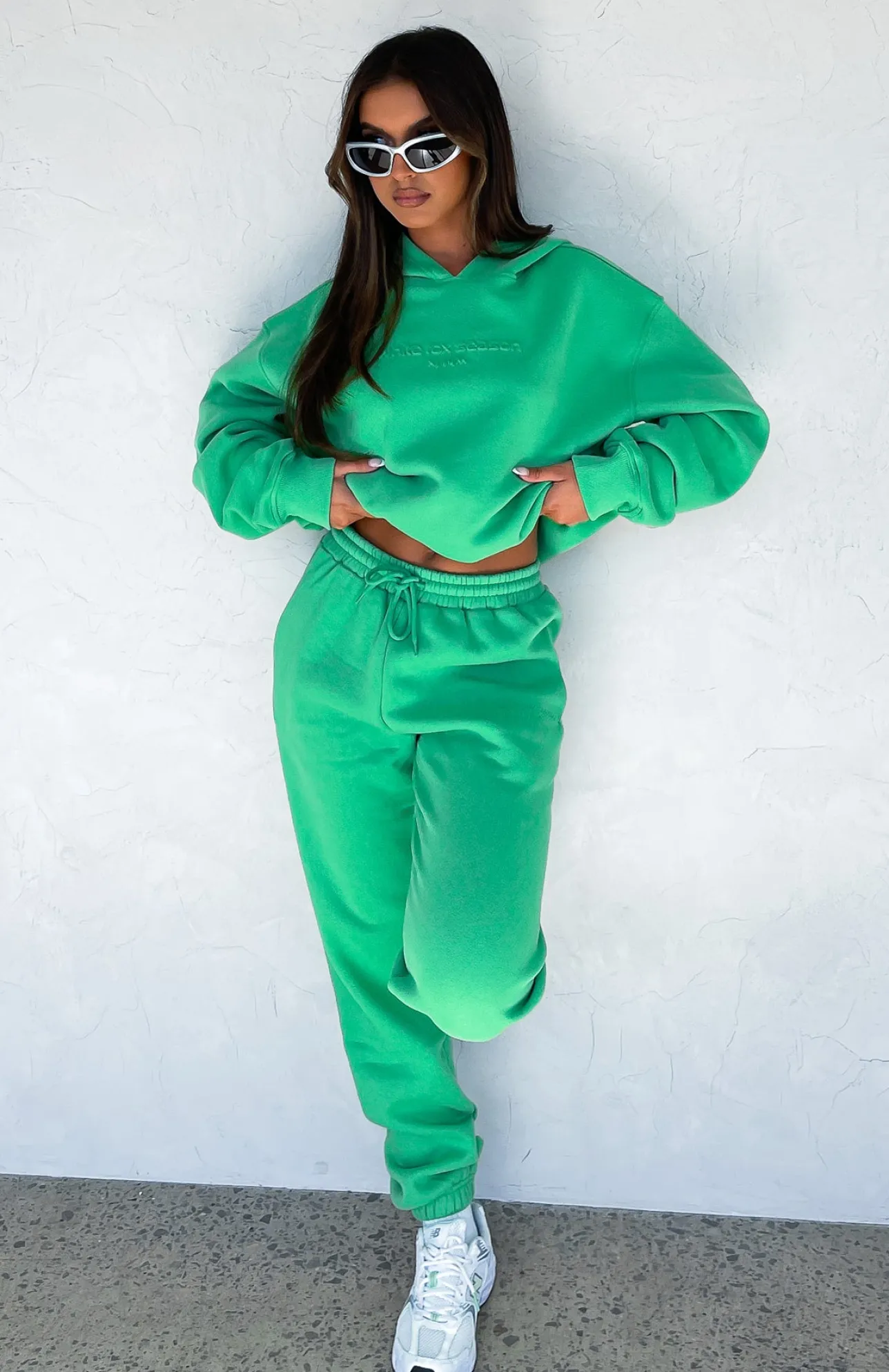 White Fox Boutique Future Forward Sweatpants Jolly green Fashion