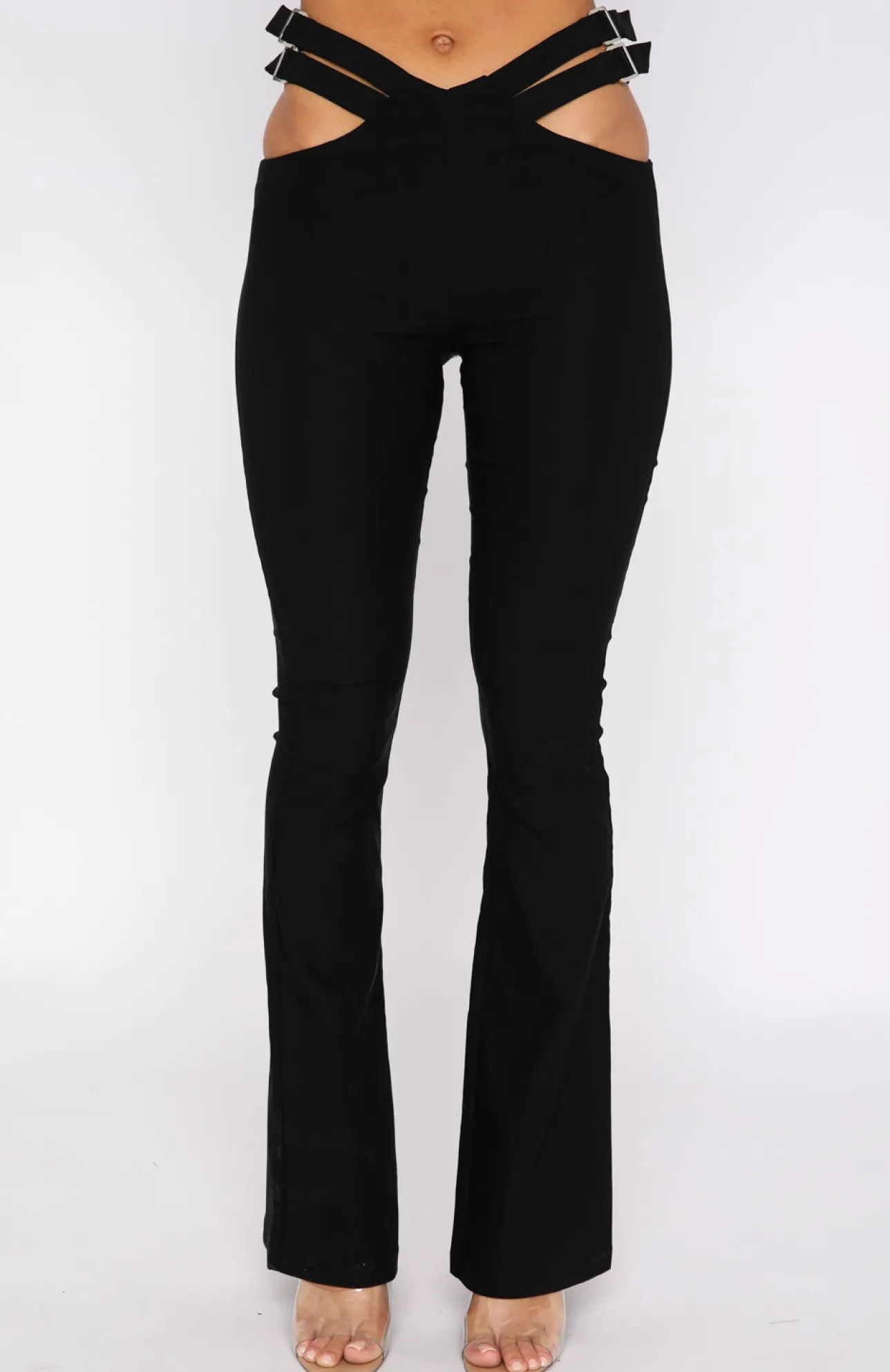 White Fox Boutique Give Me Space Pants black Outlet