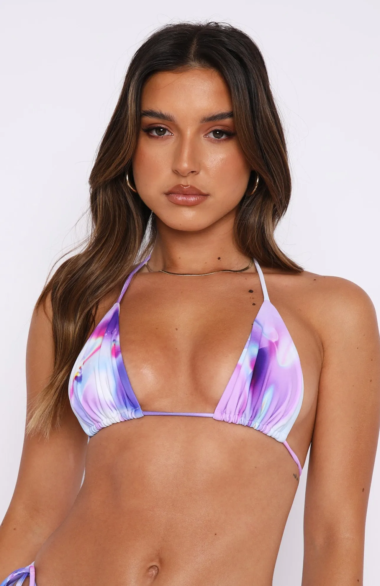 White Fox Boutique Golden Hour Bikini Top Orb purple Fashion