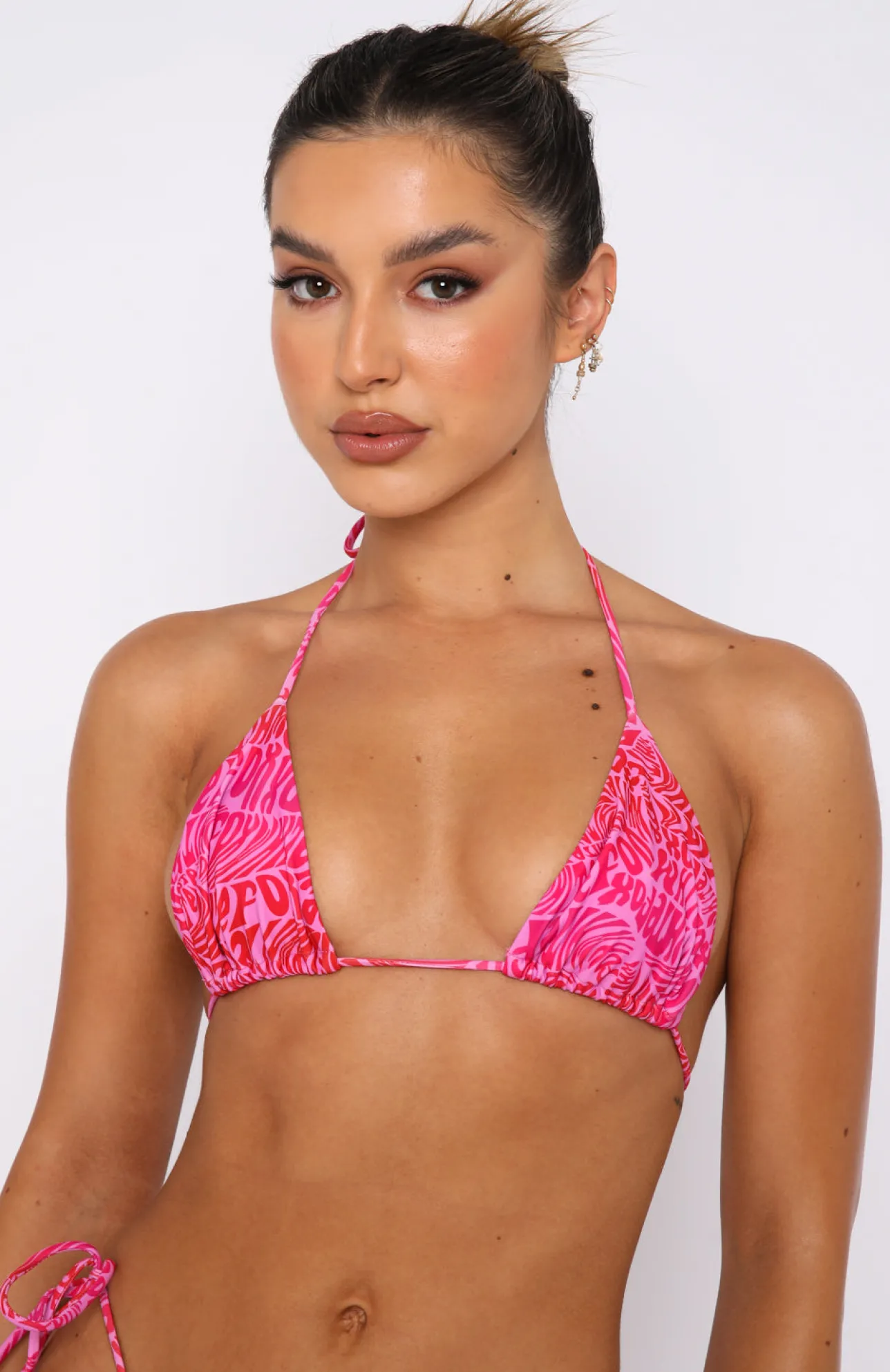 White Fox Boutique Golden Hour Bikini Top Retro Revival pink Best