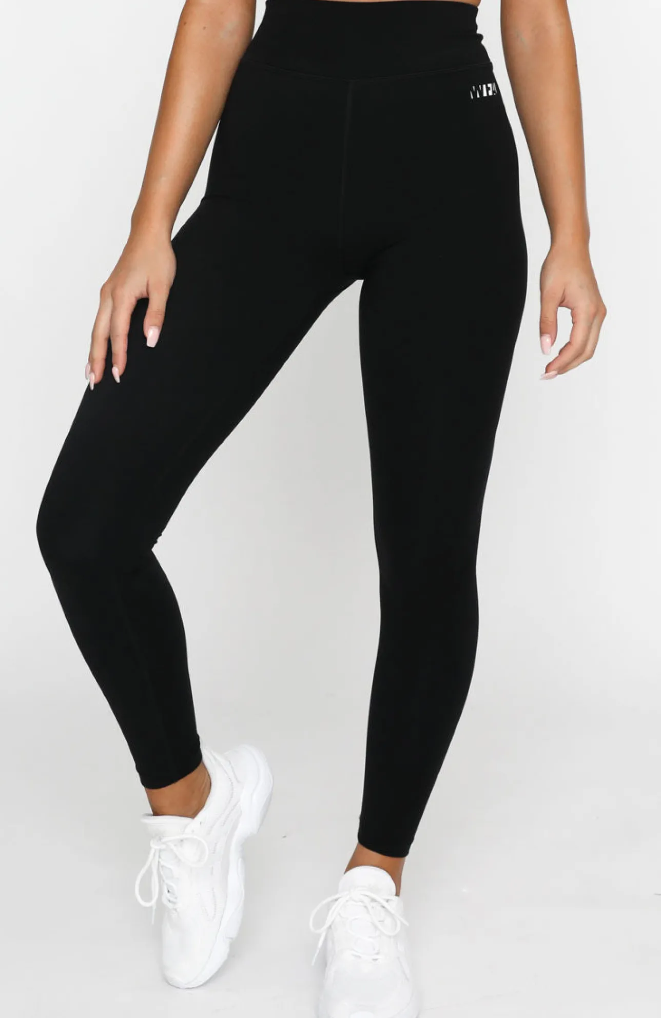 White Fox Boutique High Waisted Core Training Leggings black Fashion