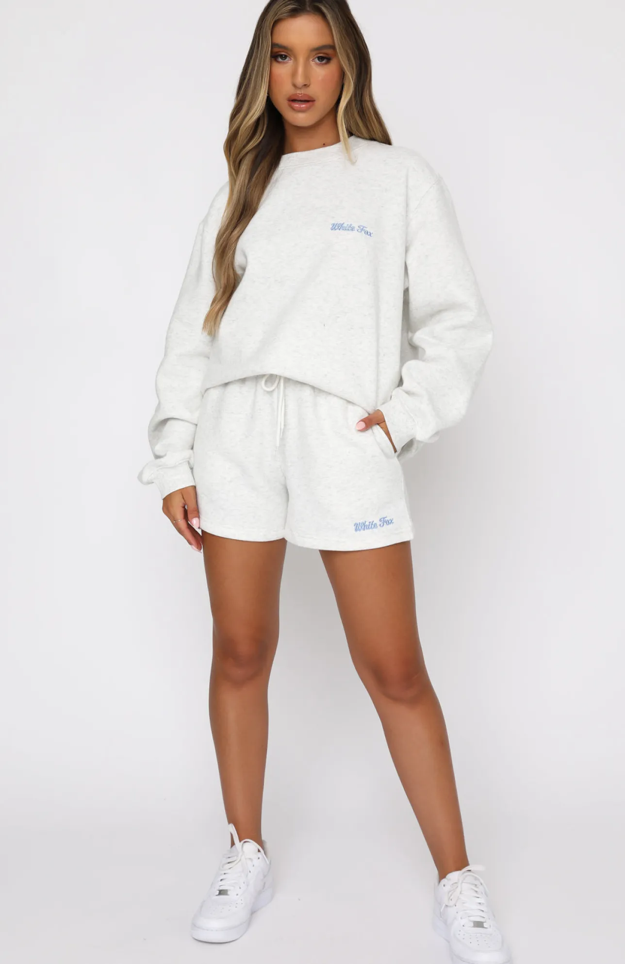 White Fox Boutique How Could I Forget Lounge Shorts Marle grey Best