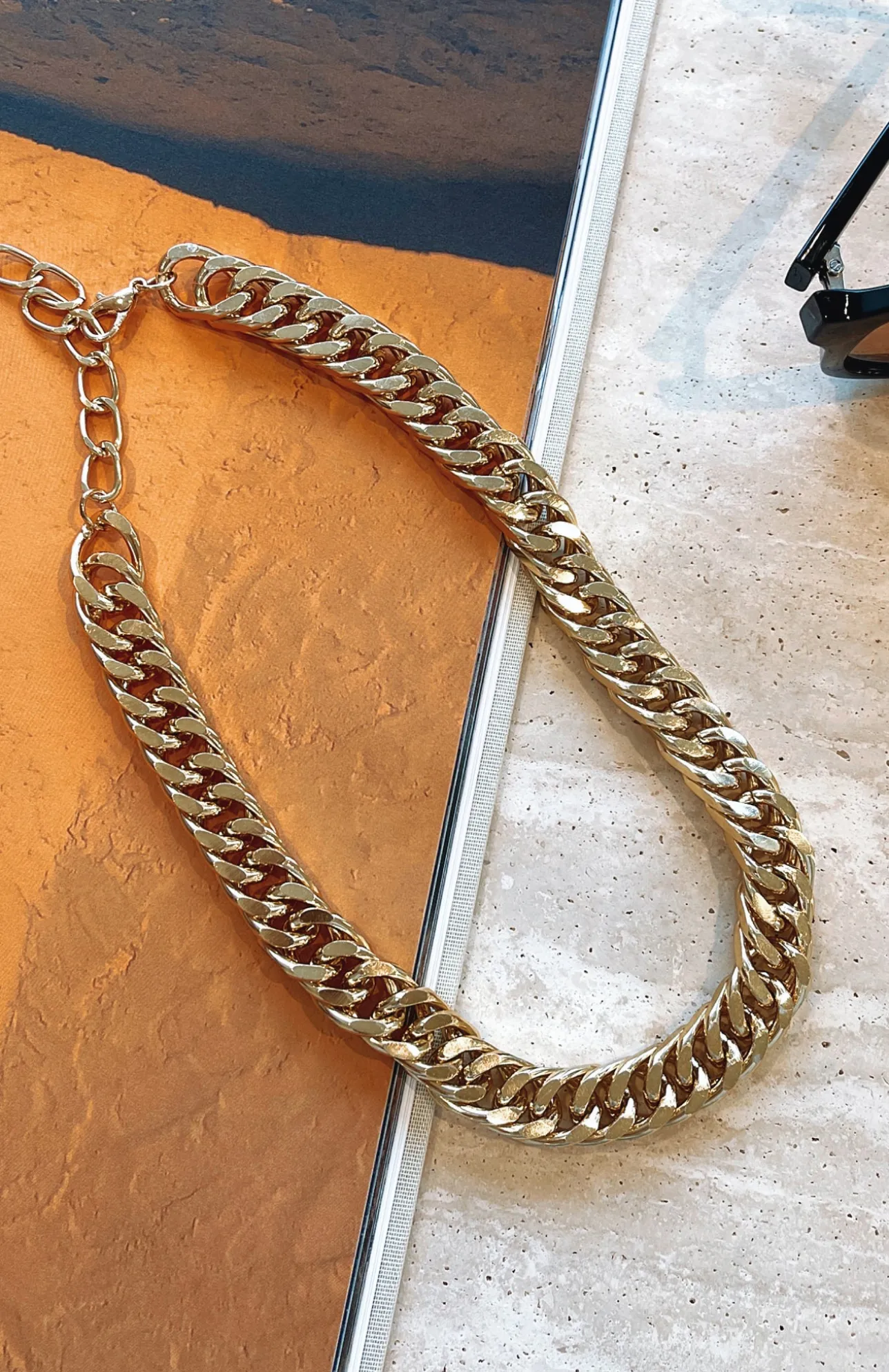 White Fox Boutique Hunter Necklace gold Shop