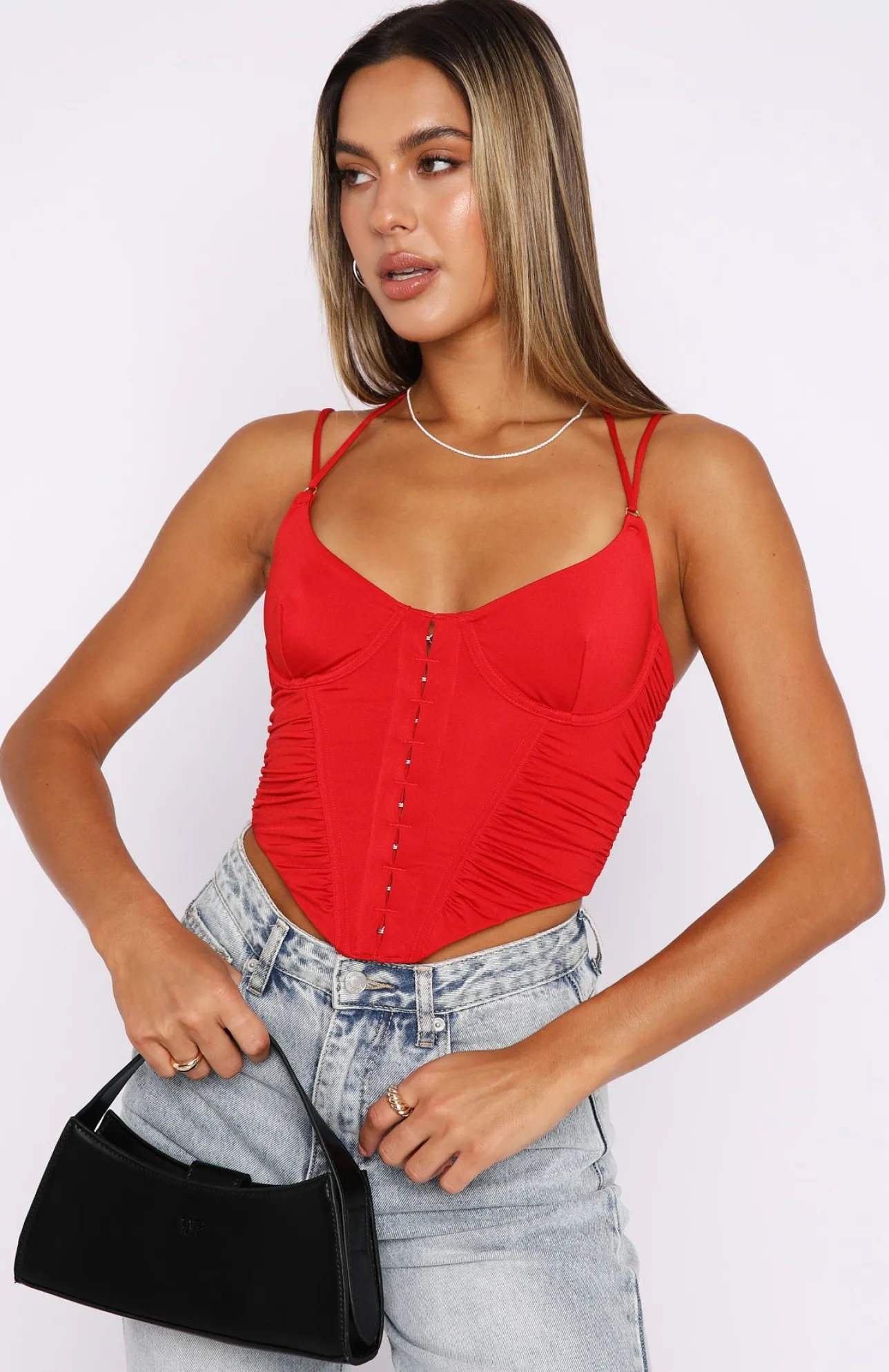 White Fox Boutique Imagine Bustier red Cheap
