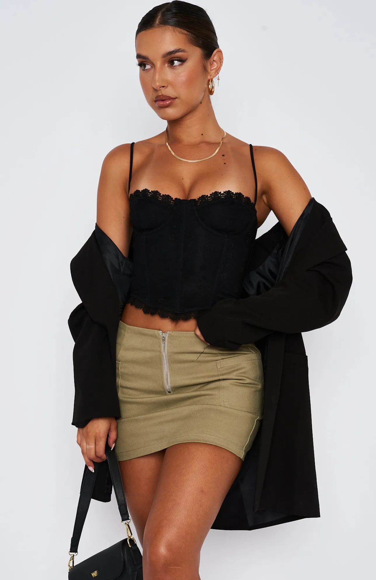 White Fox Boutique It Doesn't Matter Bustier black Clearance