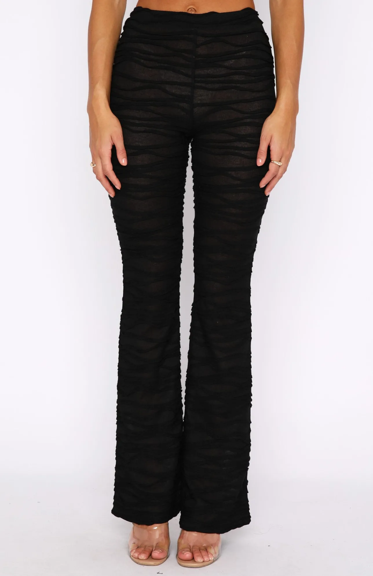 White Fox Boutique It's Settled Pants black Outlet