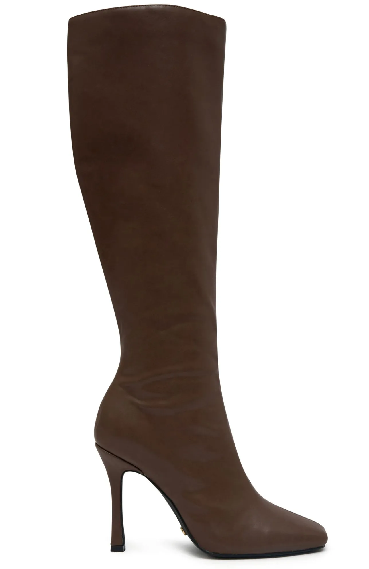 White Fox Boutique Jax Knee High Boots Chocolate PU brown Discount