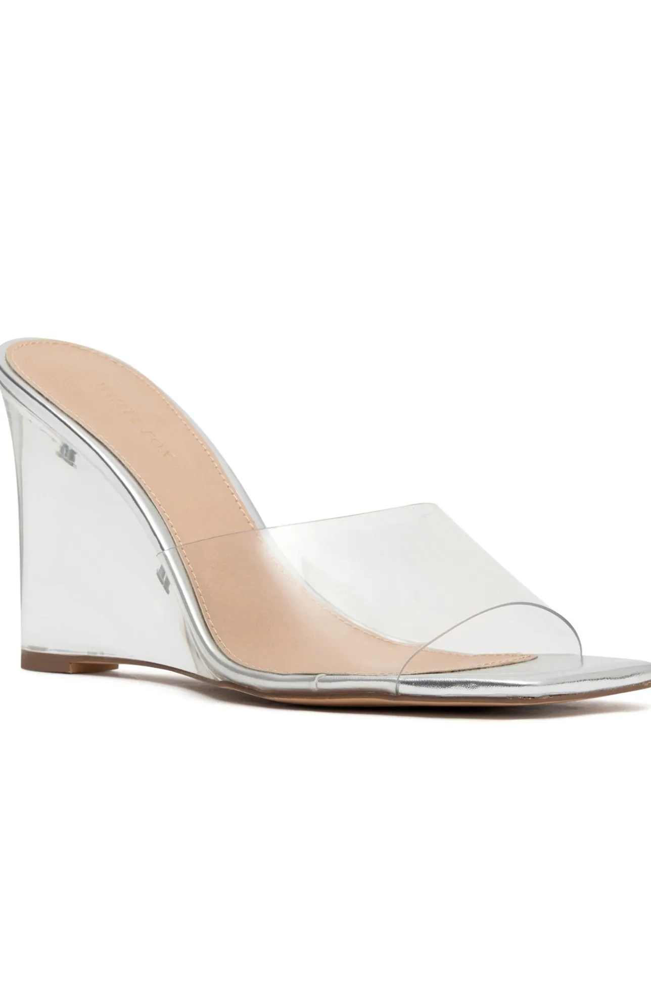 White Fox Boutique Jaz Wedges silver Store