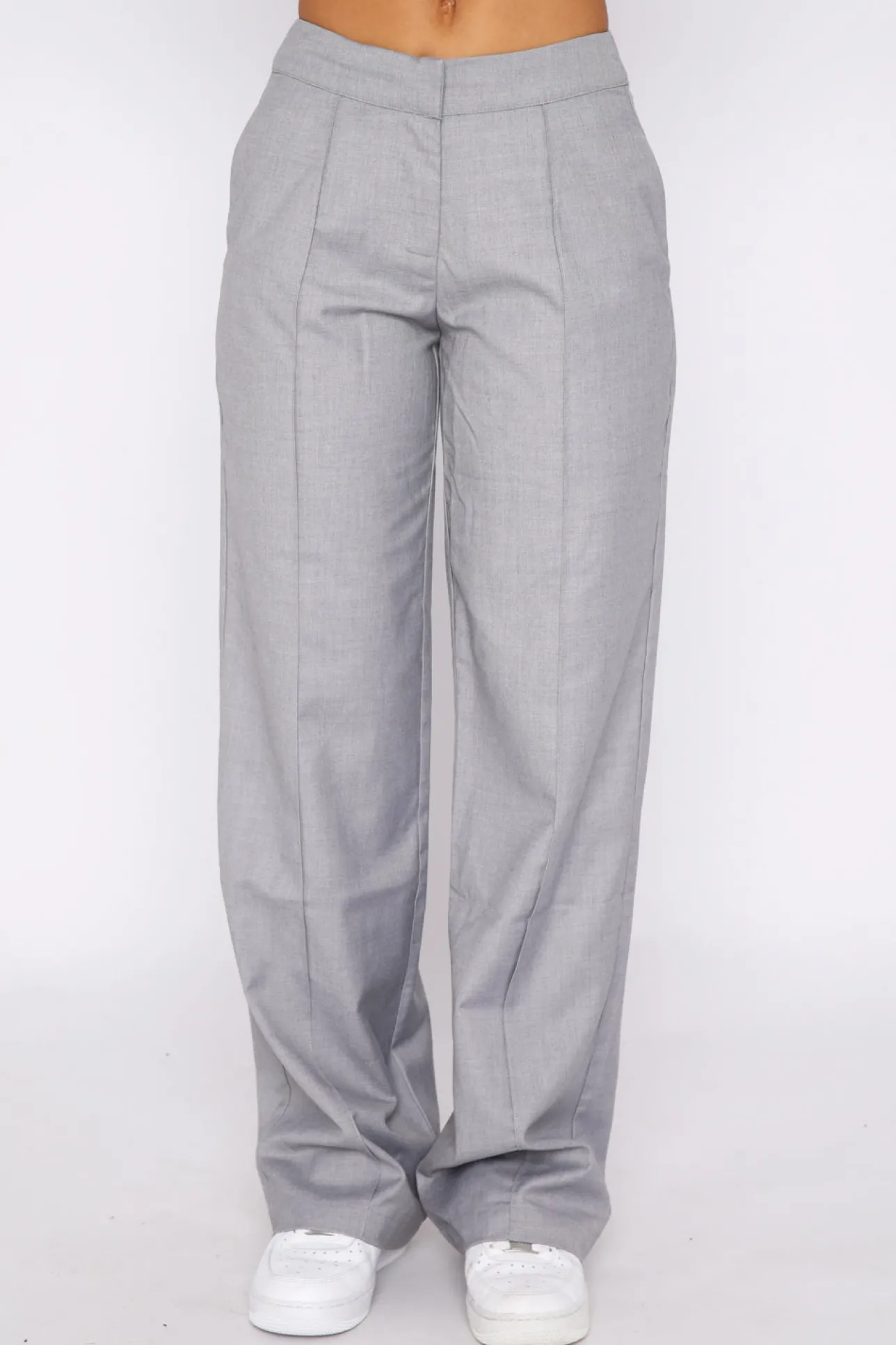 White Fox Boutique Keep It Cool Pants grey Shop