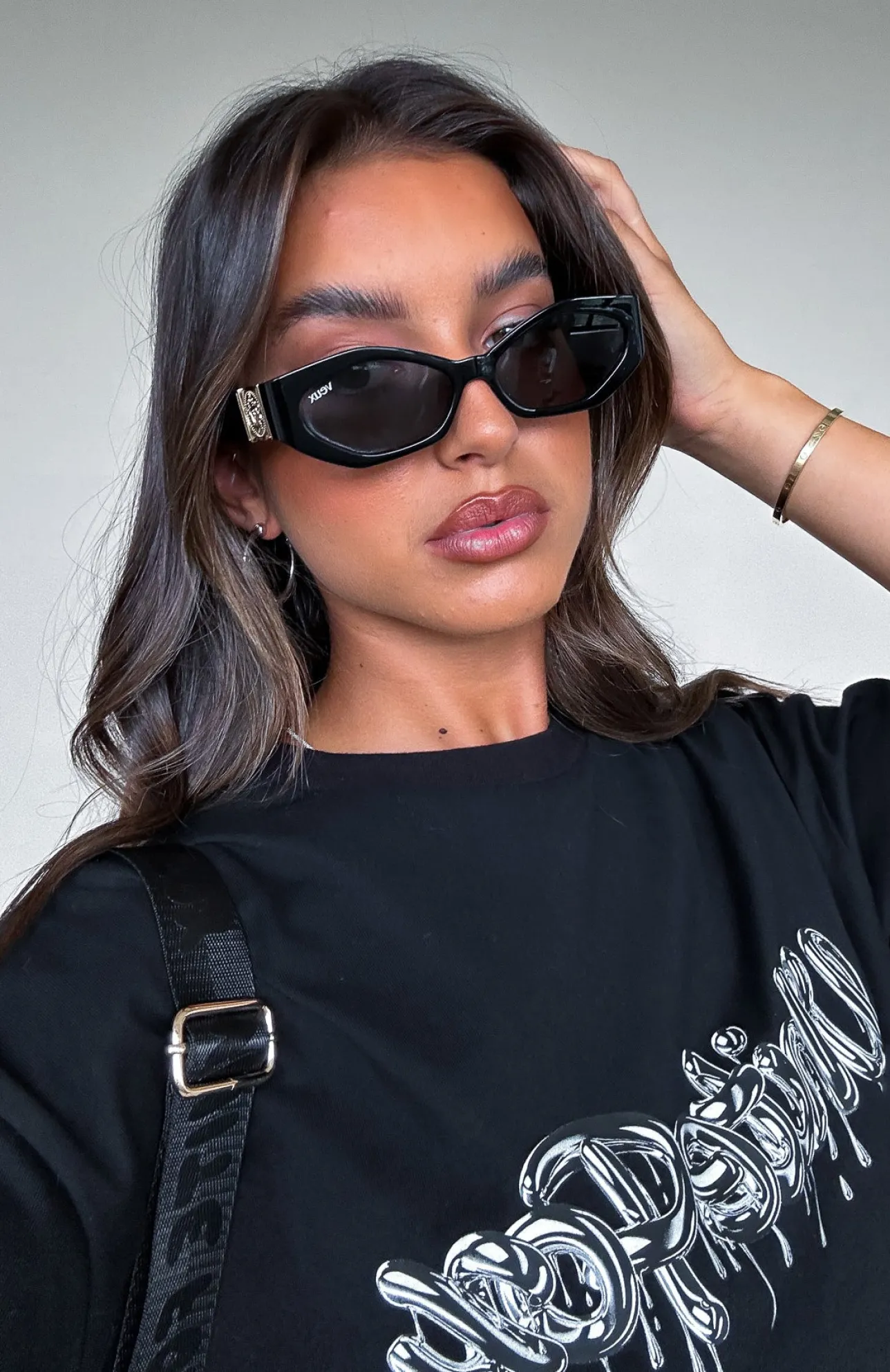 White Fox Boutique Kensington Sunglasses black Sale