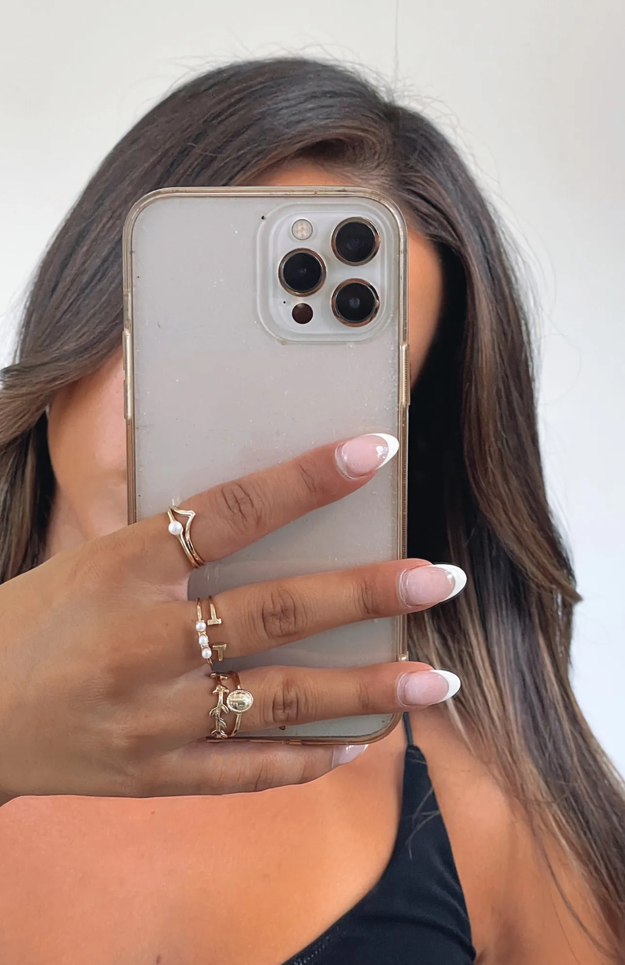 White Fox Boutique Kiki Ring Set gold Cheap