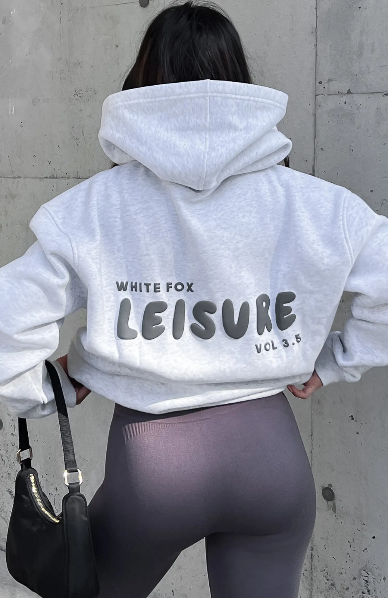 White Fox Boutique Leisure Series Oversized Hoodie Glacier grey Flash Sale