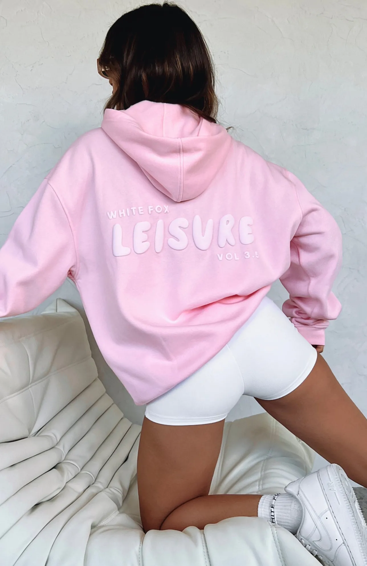White Fox Boutique Leisure Series Oversized Hoodie Posy pink Outlet