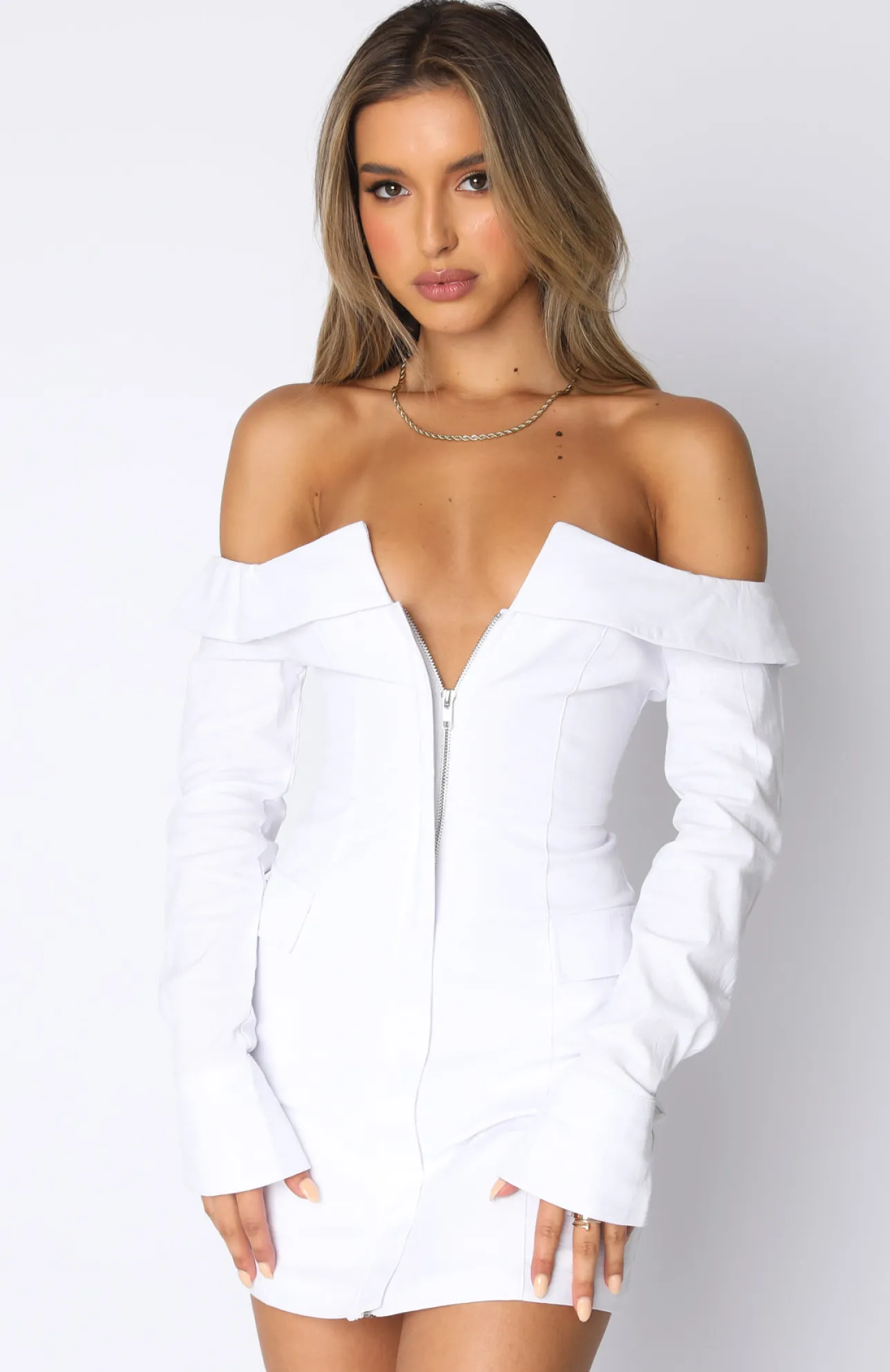 White Fox Boutique Life's A Party Mini Dress white Shop