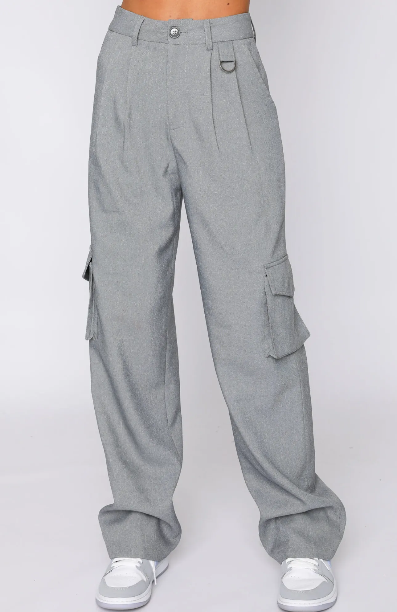White Fox Boutique Make It Official Pants grey Outlet