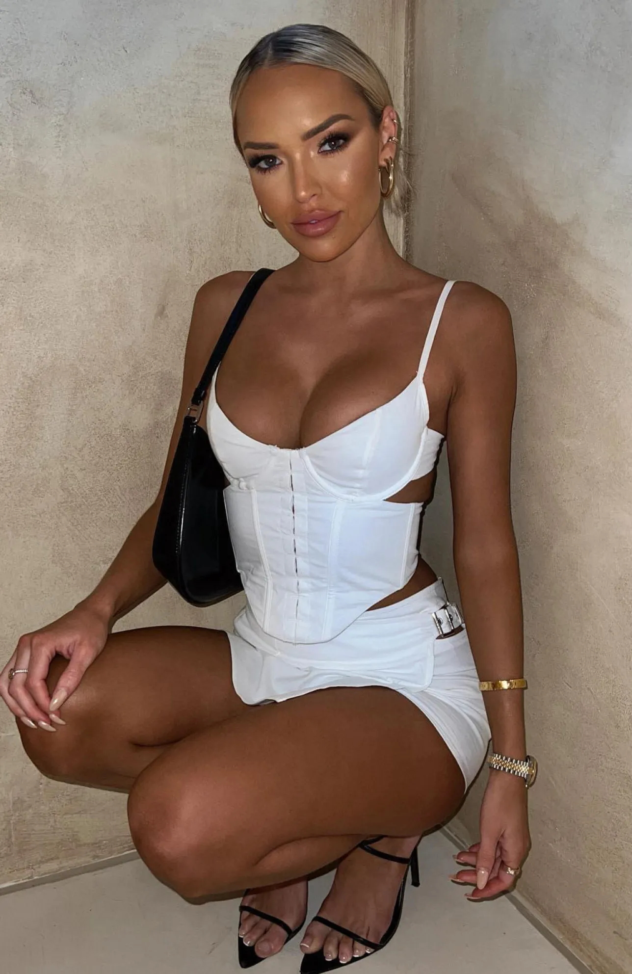 White Fox Boutique Matter Of Time Bustier white Hot