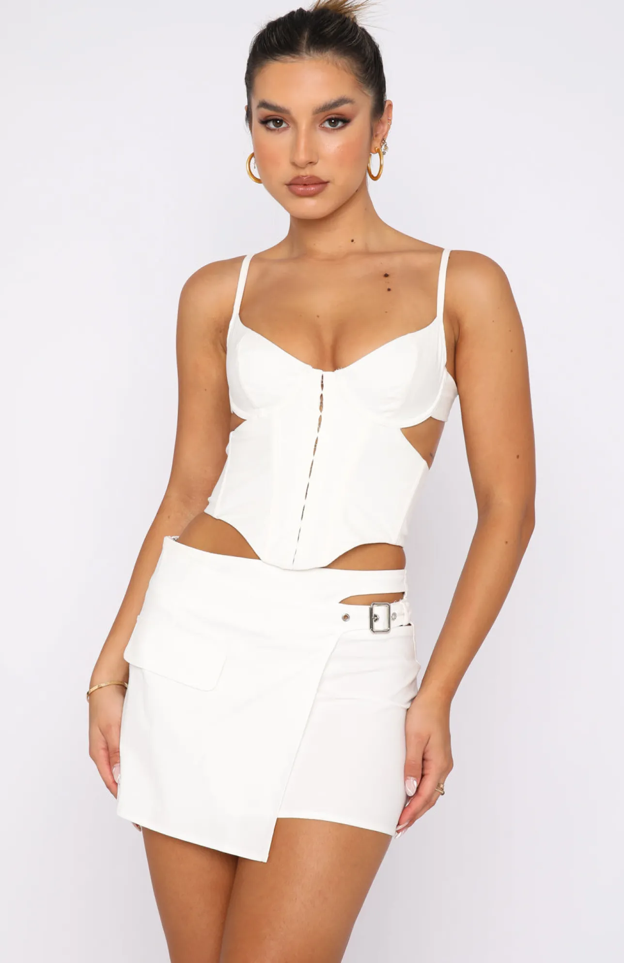 White Fox Boutique Matter Of Time Bustier white Hot