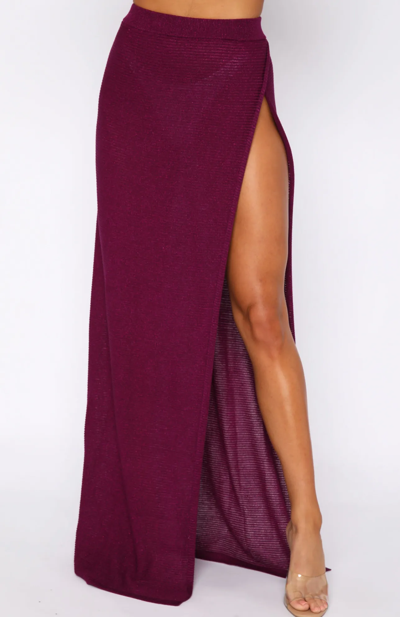 White Fox Boutique Me Before You Maxi Skirt purple Outlet