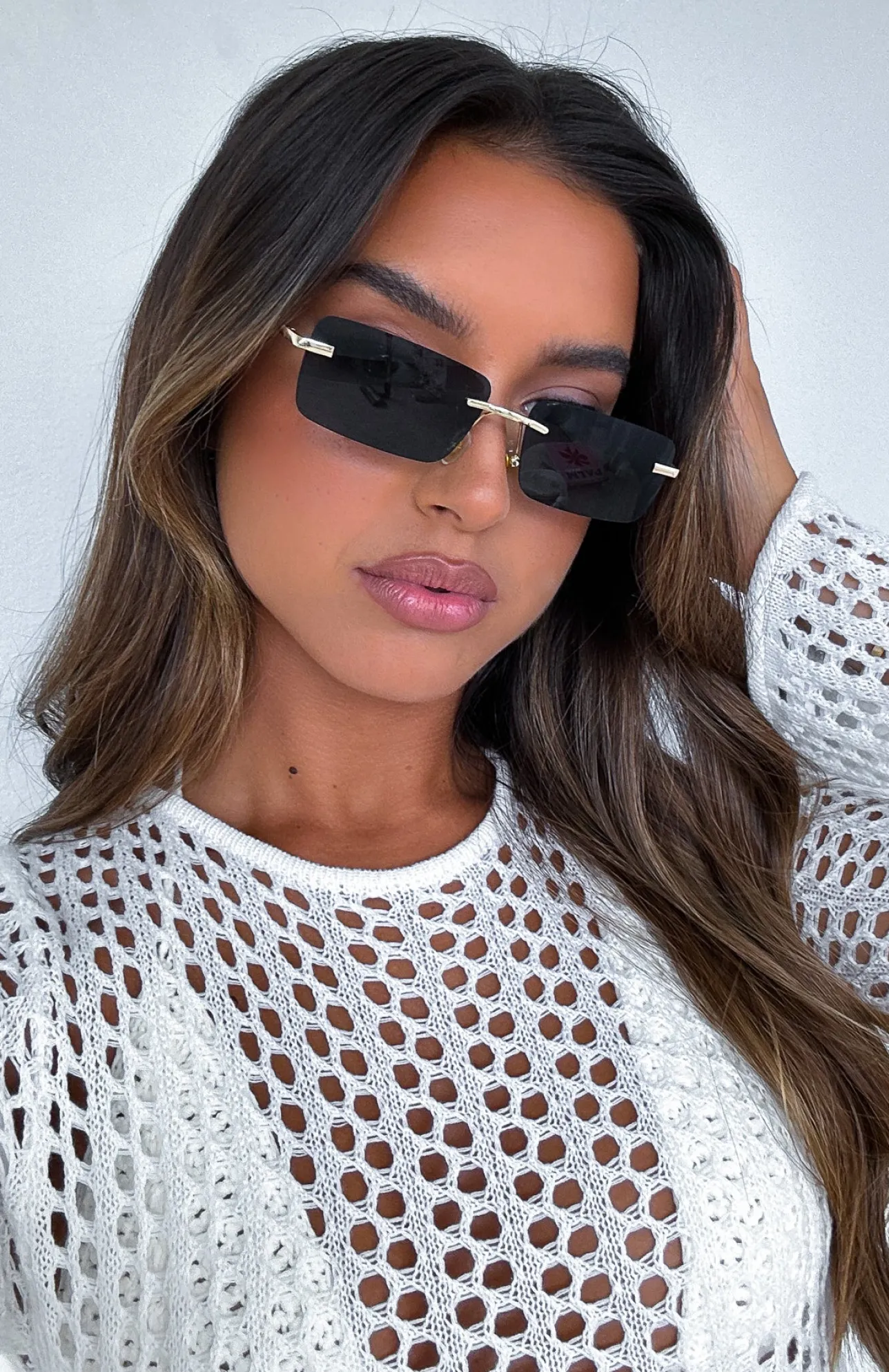 White Fox Boutique Mia Sunglasses /Gold black Fashion
