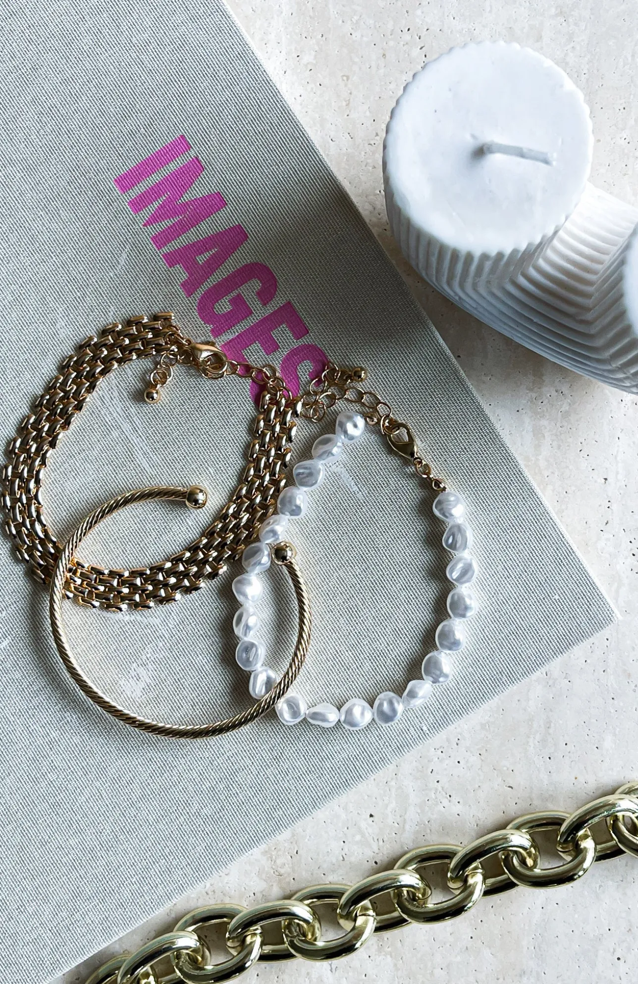 White Fox Boutique Mikayla Bracelet Set gold Outlet
