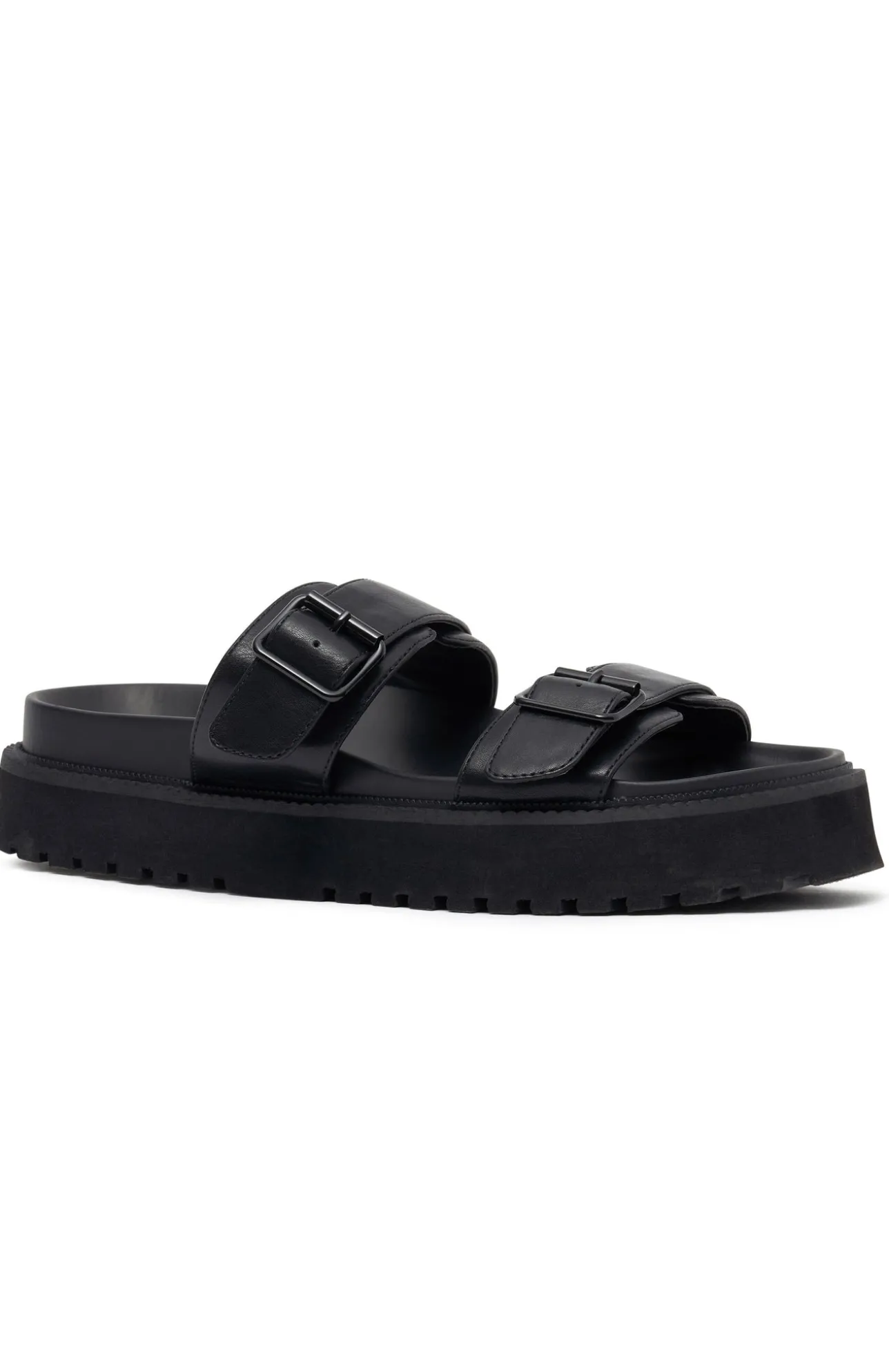 White Fox Boutique Mila Slides black Clearance