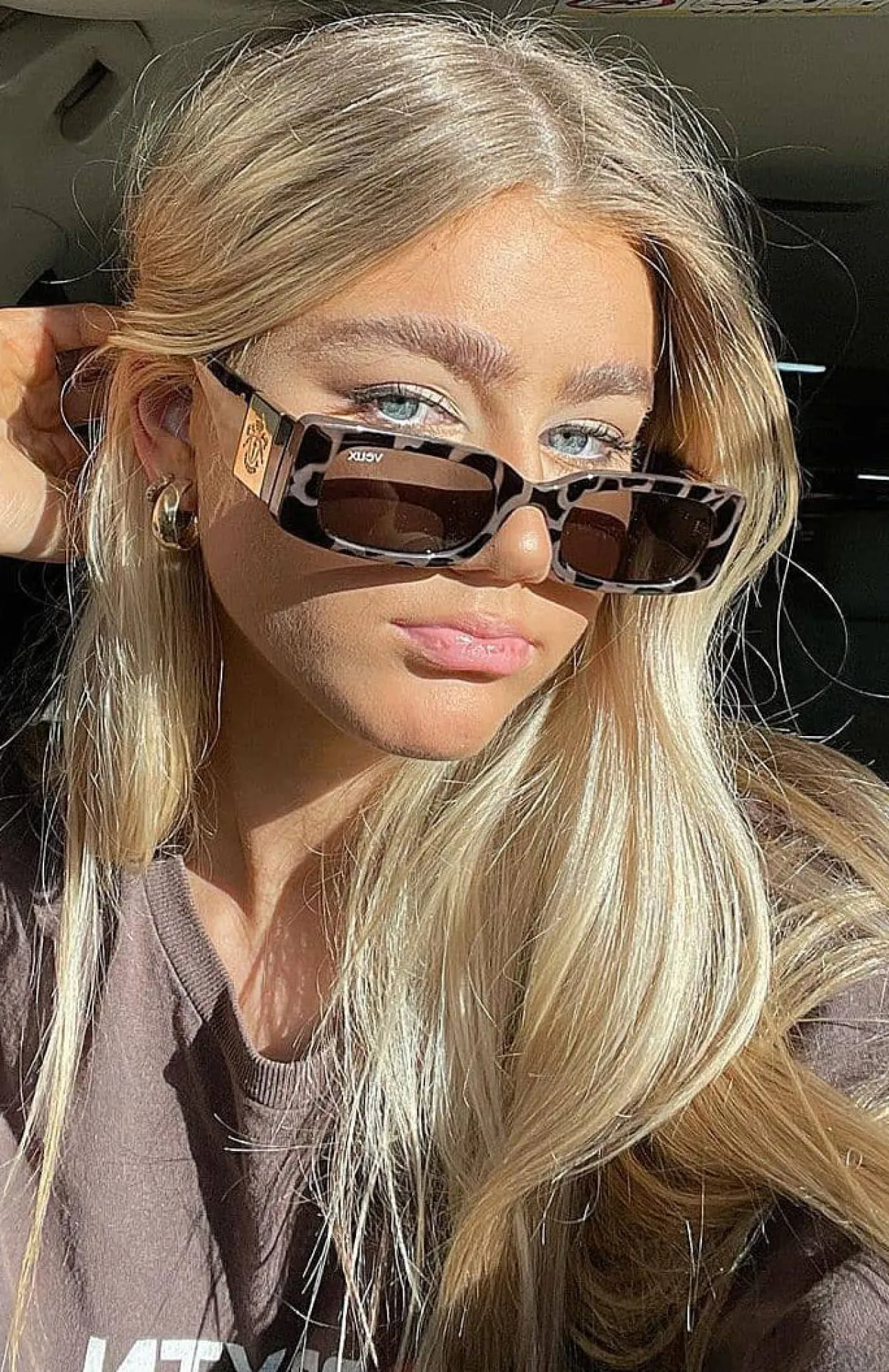 White Fox Boutique Milan Sunglasses Tortoise brown Best Sale