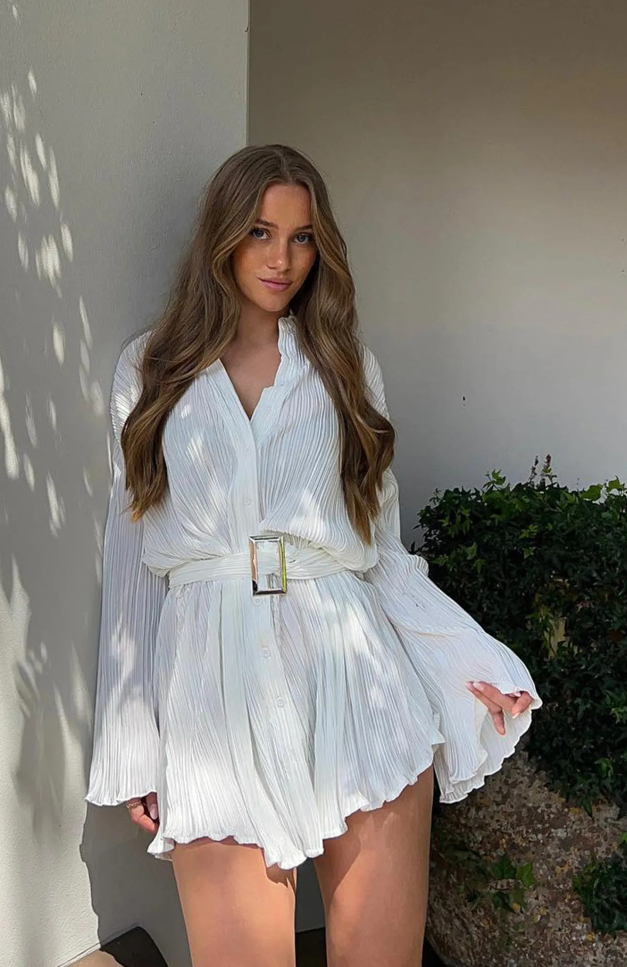 White Fox Boutique More About Me Mini Dress white Clearance
