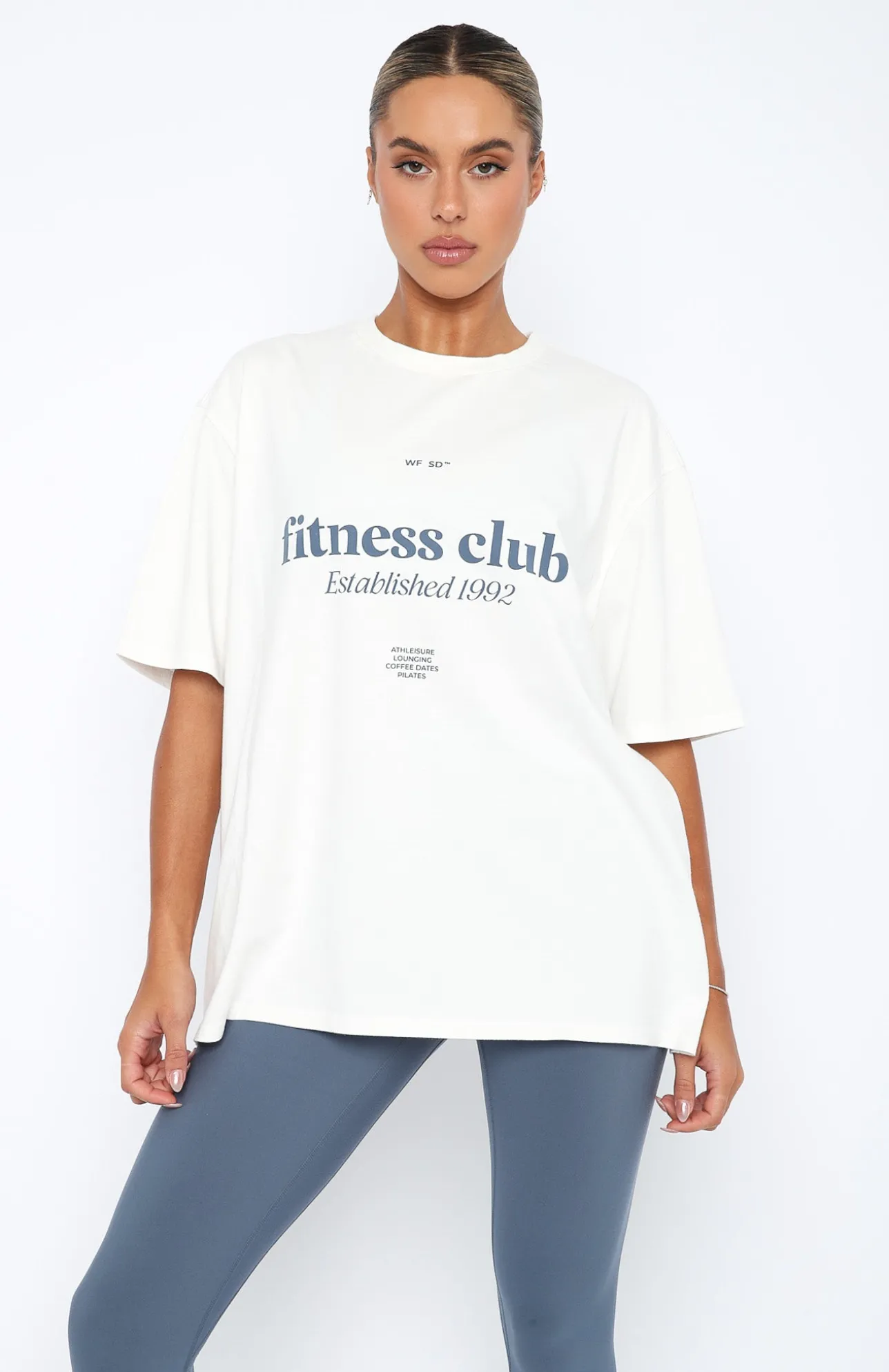 White Fox Boutique Nate Oversized T-Shirt white Best